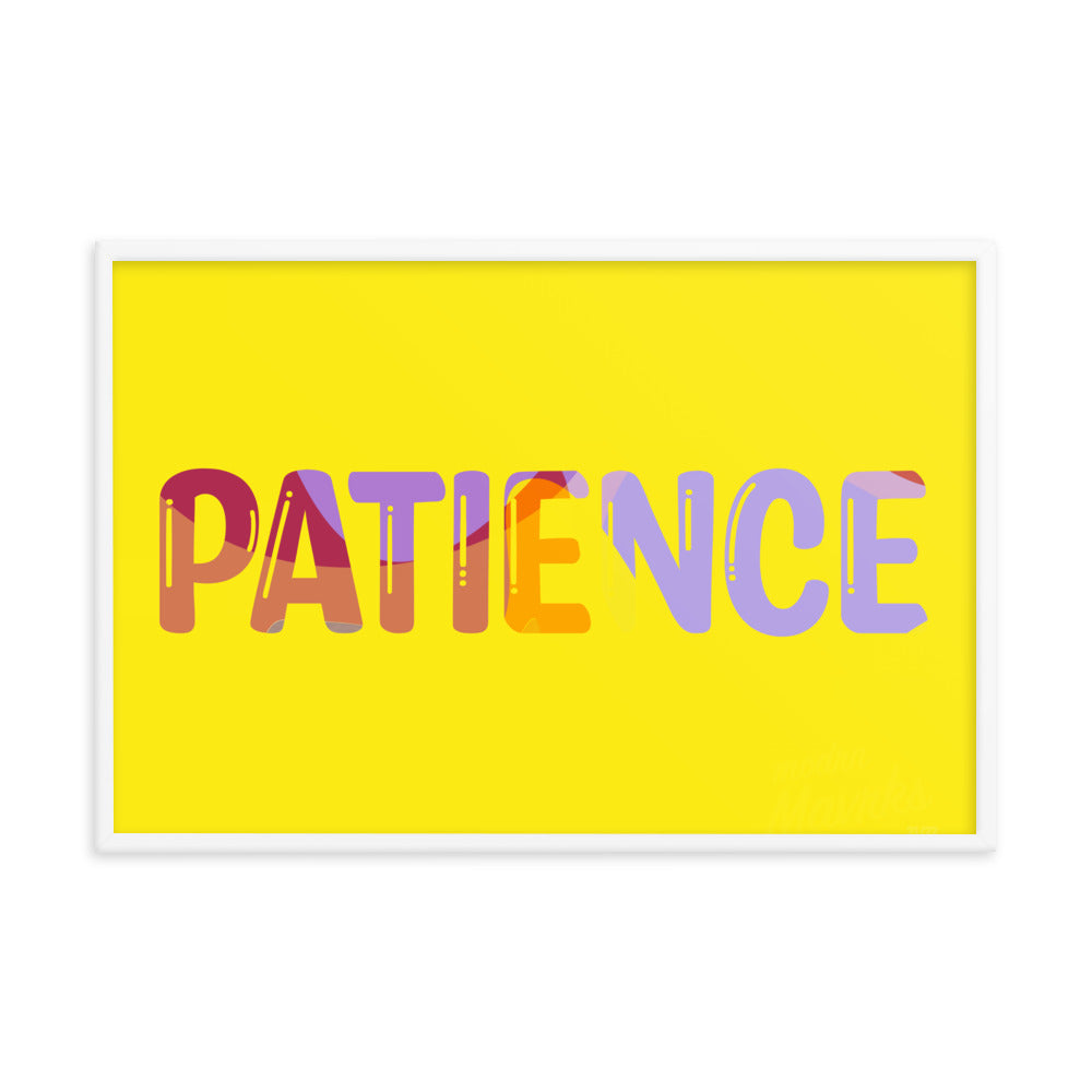 Patience print Framed photo paper poster image 11