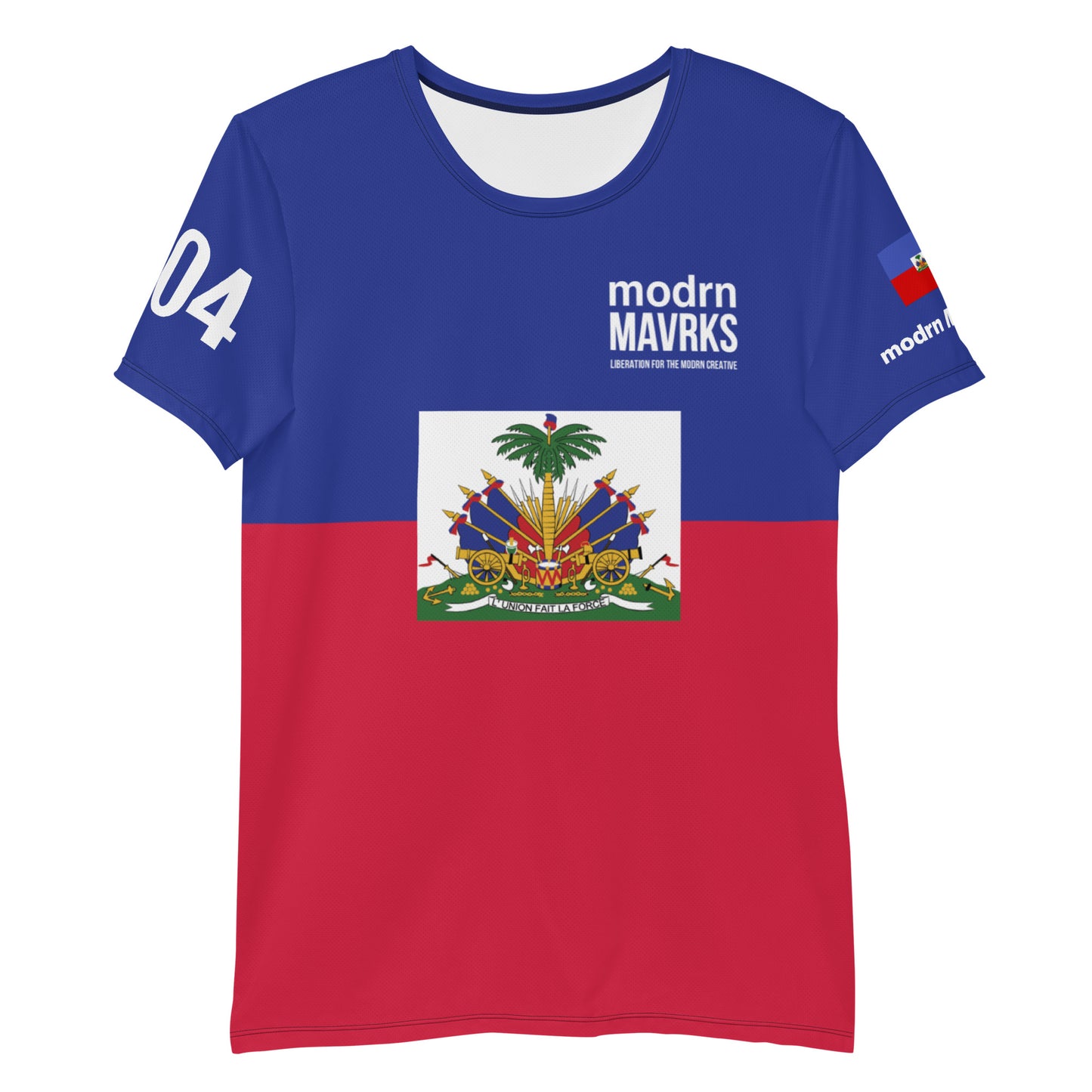 modrn Mavrks Flag Day Representer Athletic T-shirt image 4