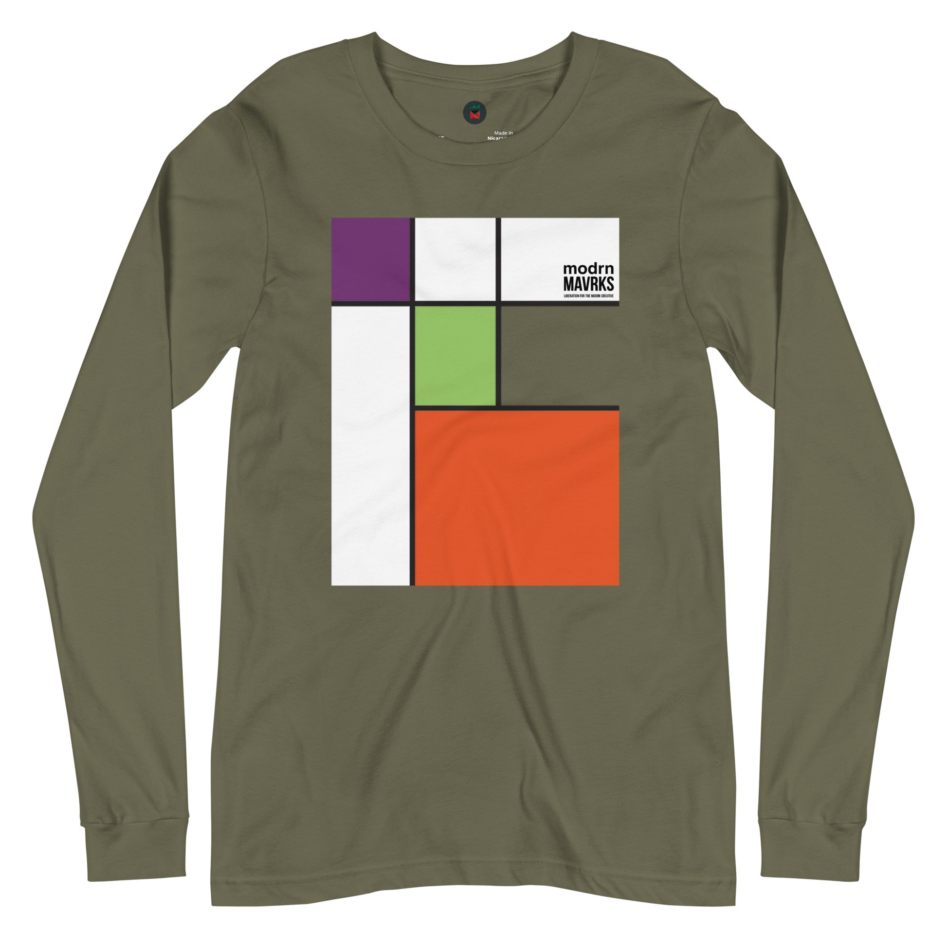 modrn Mavrks "squared"Unisex Long Sleeve Tee image 5