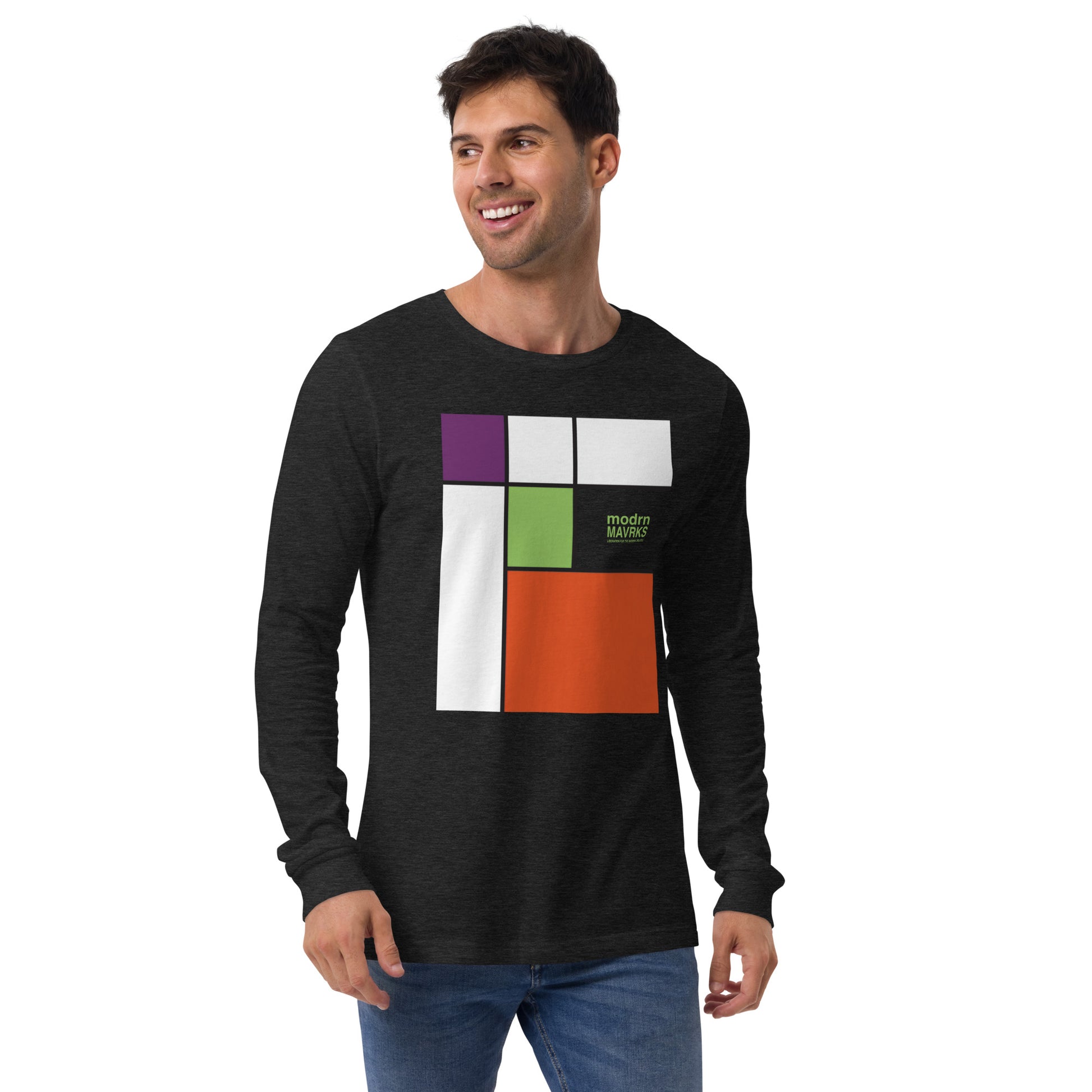 modrn Mavrks m-square'd Unisex Long Sleeve Tee image 2