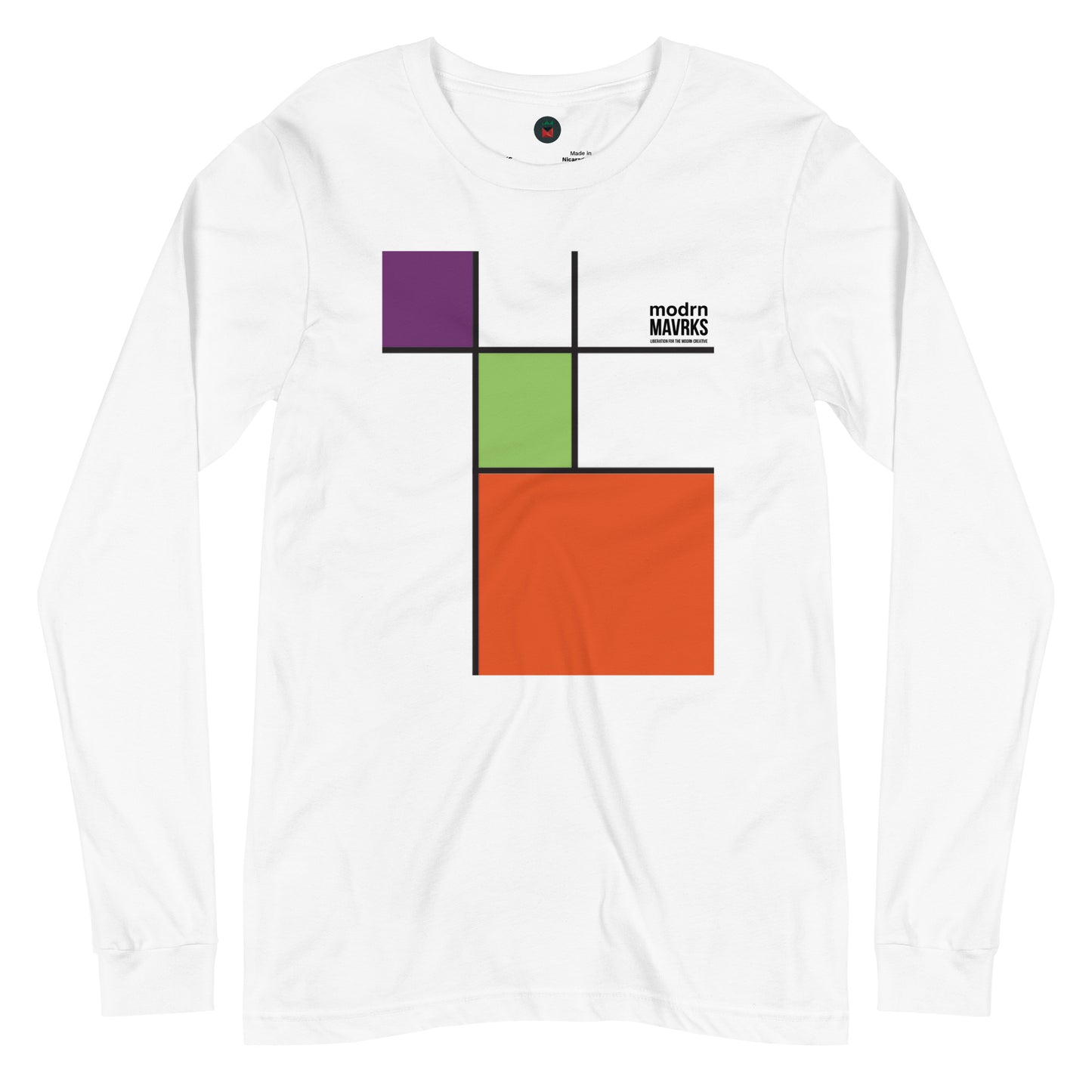 modrn Mavrks "squared"Unisex Long Sleeve Tee image 9