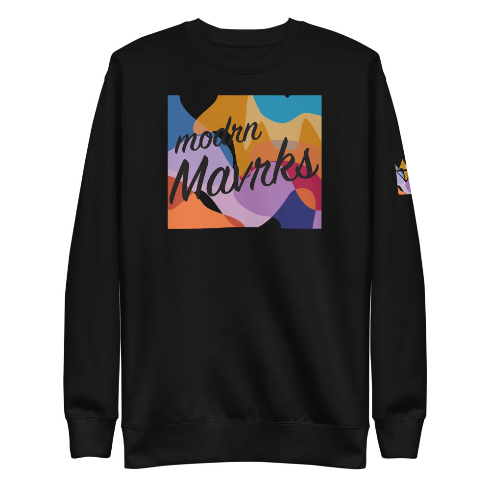 Modrn Marks P-Camo Unisex Fleece Pullover image 0