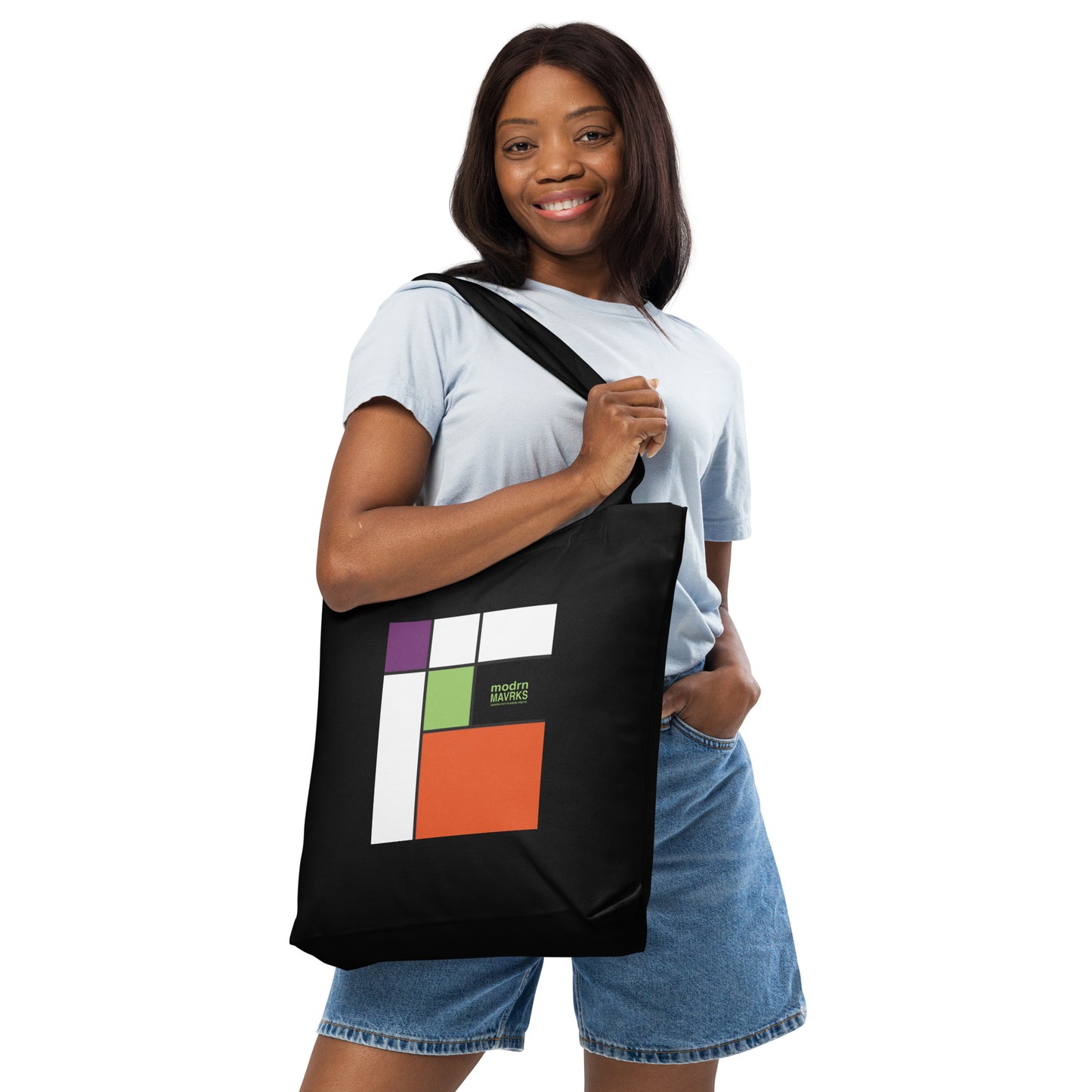 modrn Mavrks "Square'd" Cotton tote bag image 10