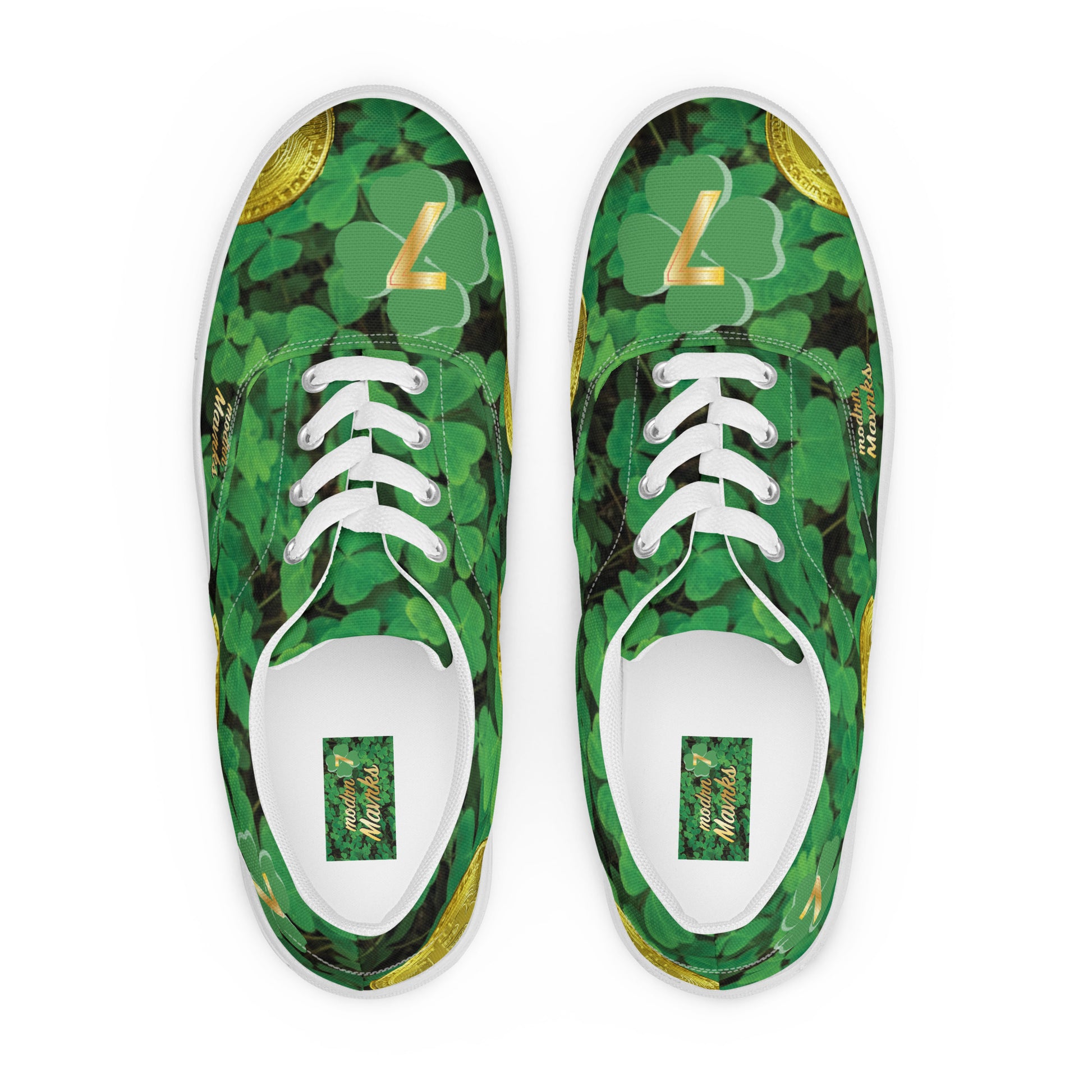 modrn Mavrks "Lucky 7" Men’s lace-up canvas shoes image 3