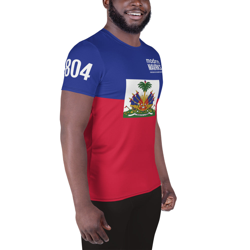 modrn Mavrks Flag Day Representer Athletic T-shirt image 2