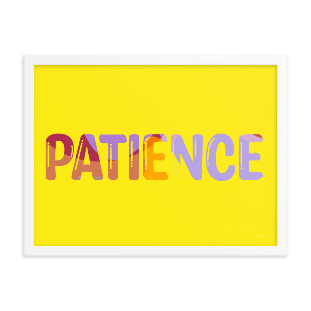 Patience print Framed photo paper poster image 10