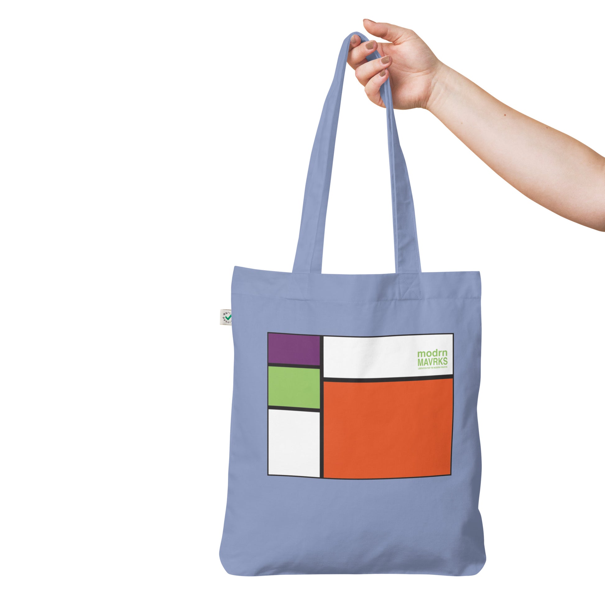 modrn Mavrks "square'd" Organic fashion tote bag image 11