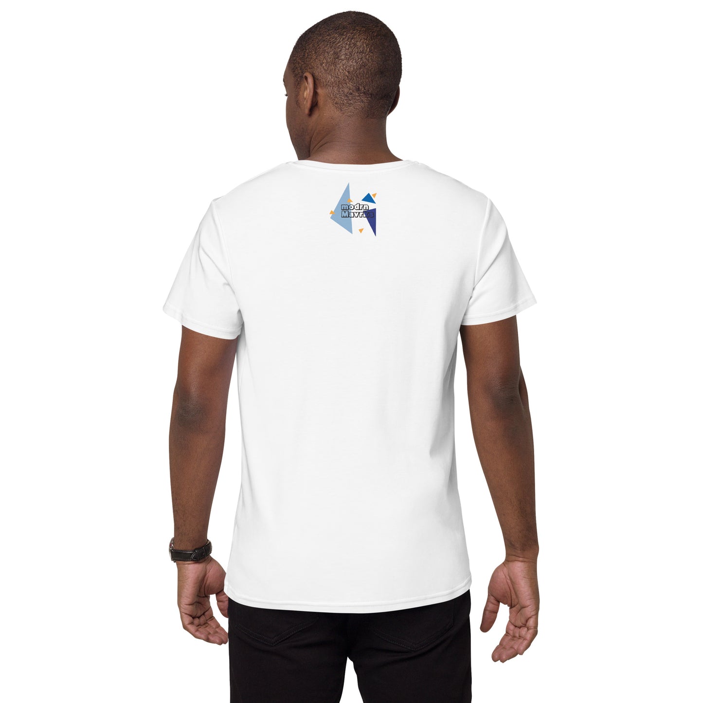 modrn Mavrks Try-Angles Men's premium cotton t-shirt image 7