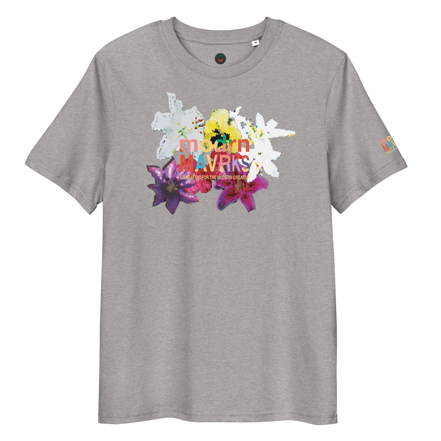 modrn Mavrks Spring Flowers Unisex organic cotton t-shirt image 39