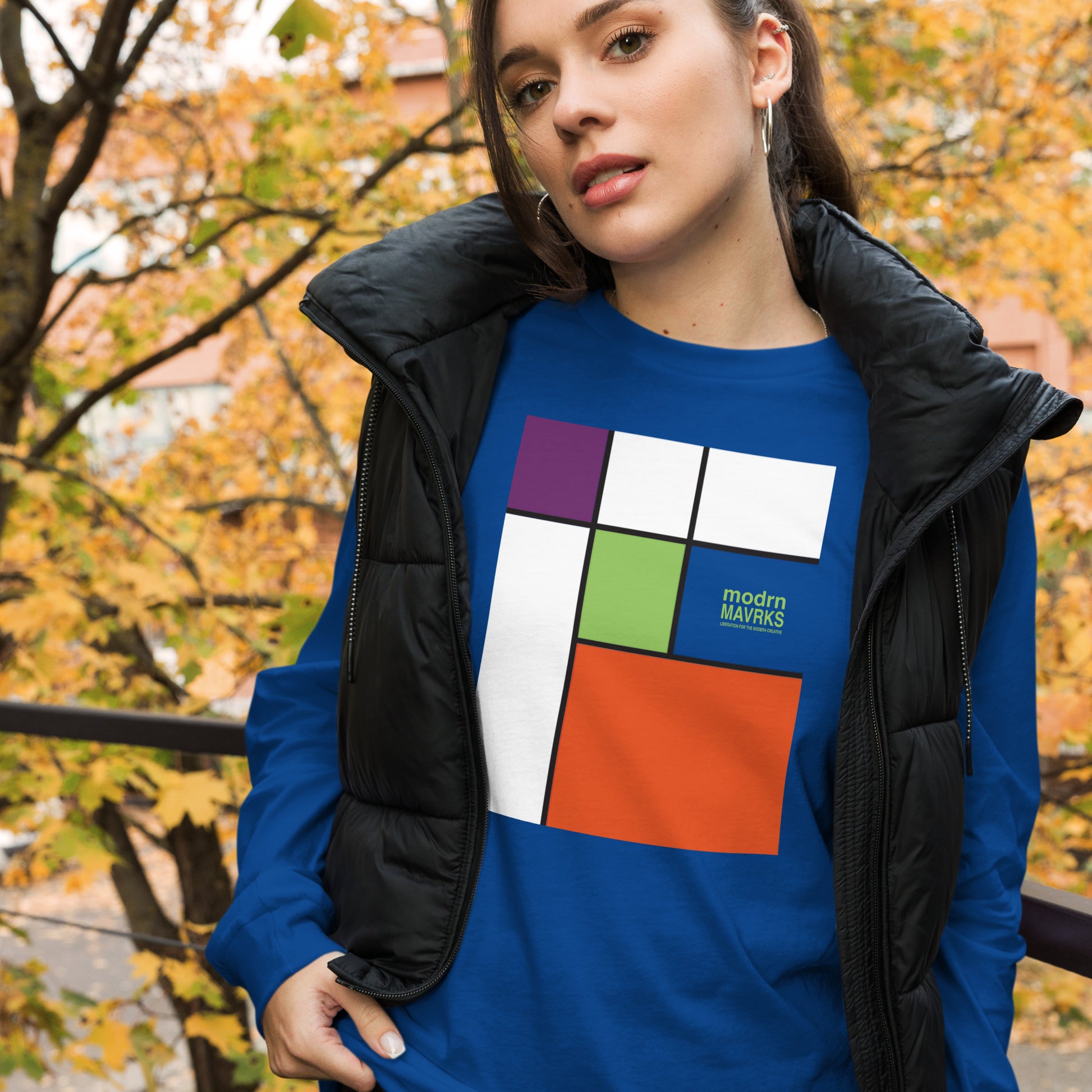 modrn Mavrks m-square'd Unisex Long Sleeve Tee image 49