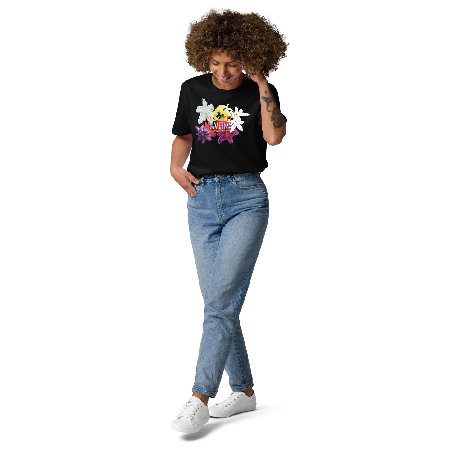 modrn Mavrks Spring Flowers Unisex organic cotton t-shirt image 0