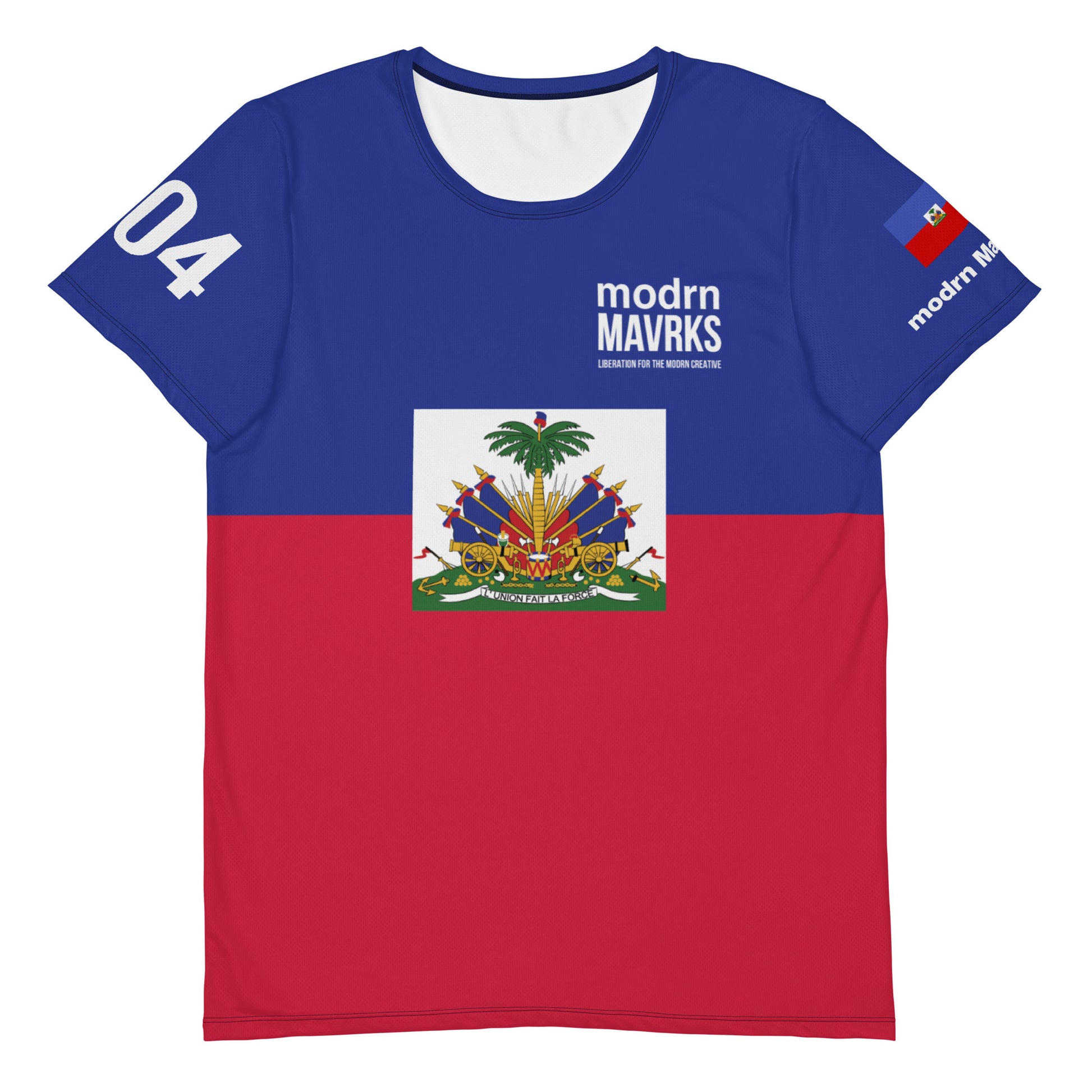 modrn Mavrks Flag Day Representer Athletic T-shirt image 5