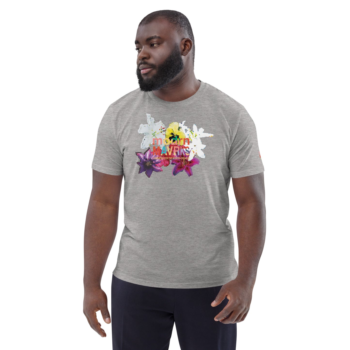 modrn Mavrks Spring Flowers Unisex organic cotton t-shirt image 46