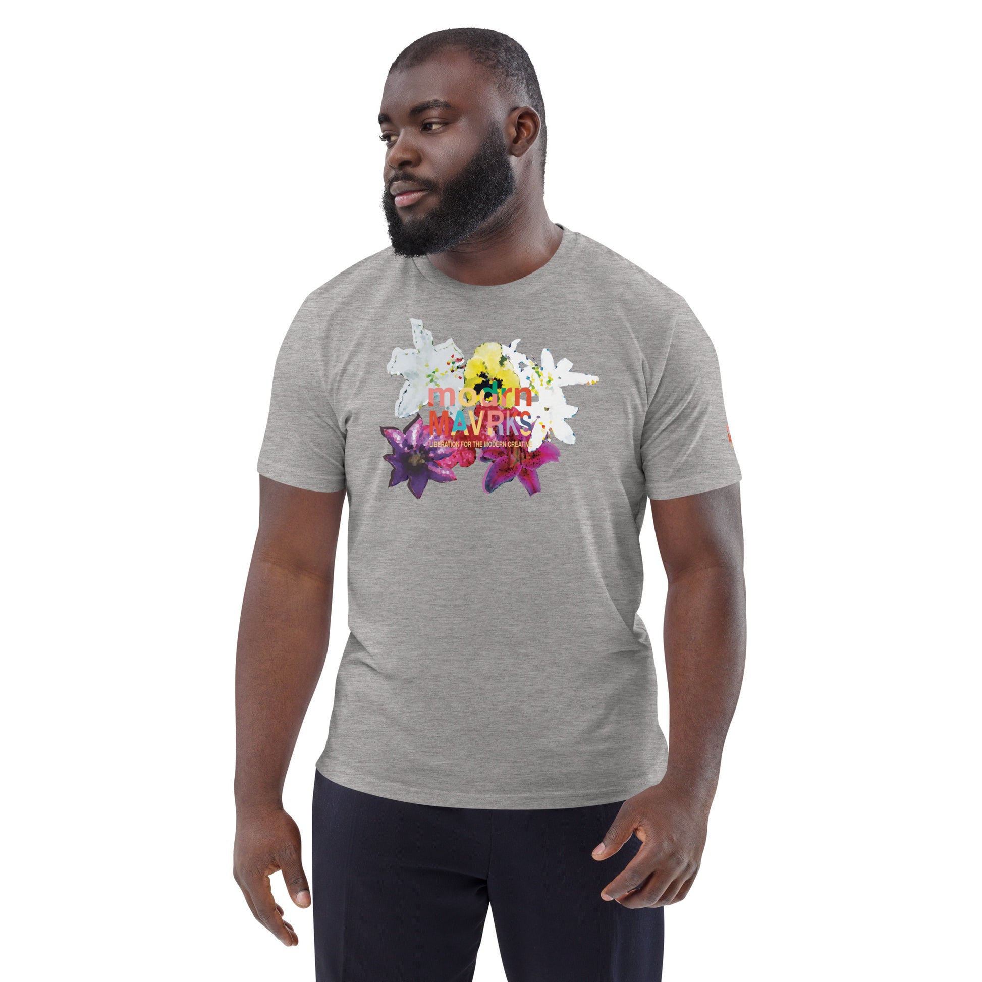 modrn Mavrks Spring Flowers Unisex organic cotton t-shirt image 46