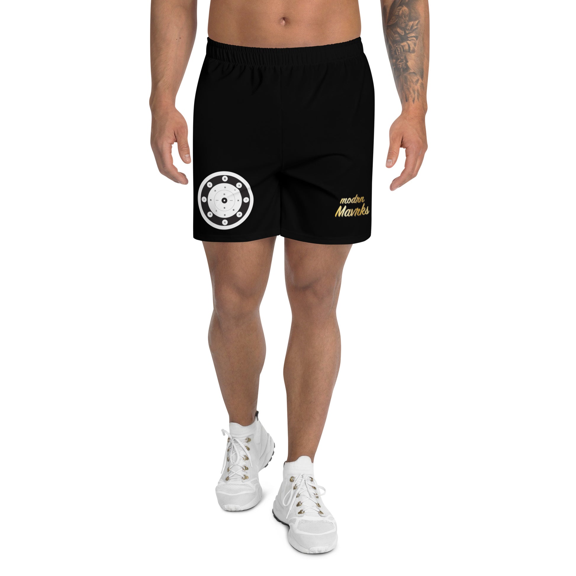 modrn Mavrks Self Defense Men's Recycled Athletic Shorts image 5