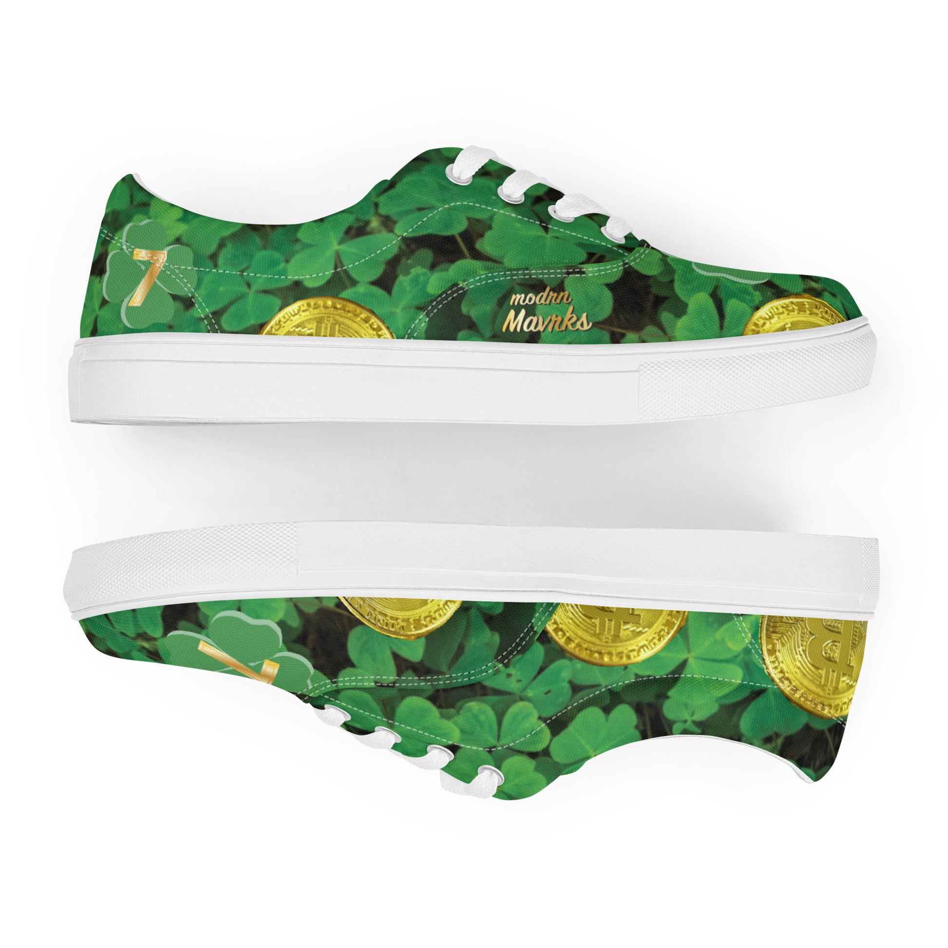 modrn Mavrks "Lucky 7" Men’s lace-up canvas shoes image 1