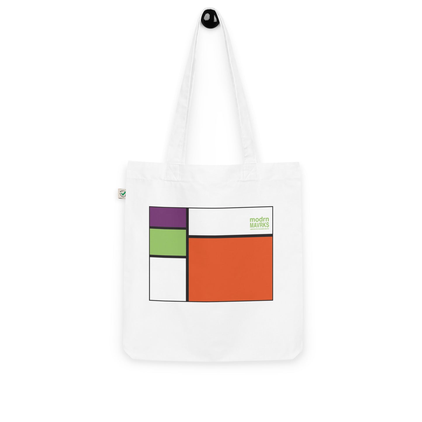 modrn Mavrks "square'd" Organic fashion tote bag image 8