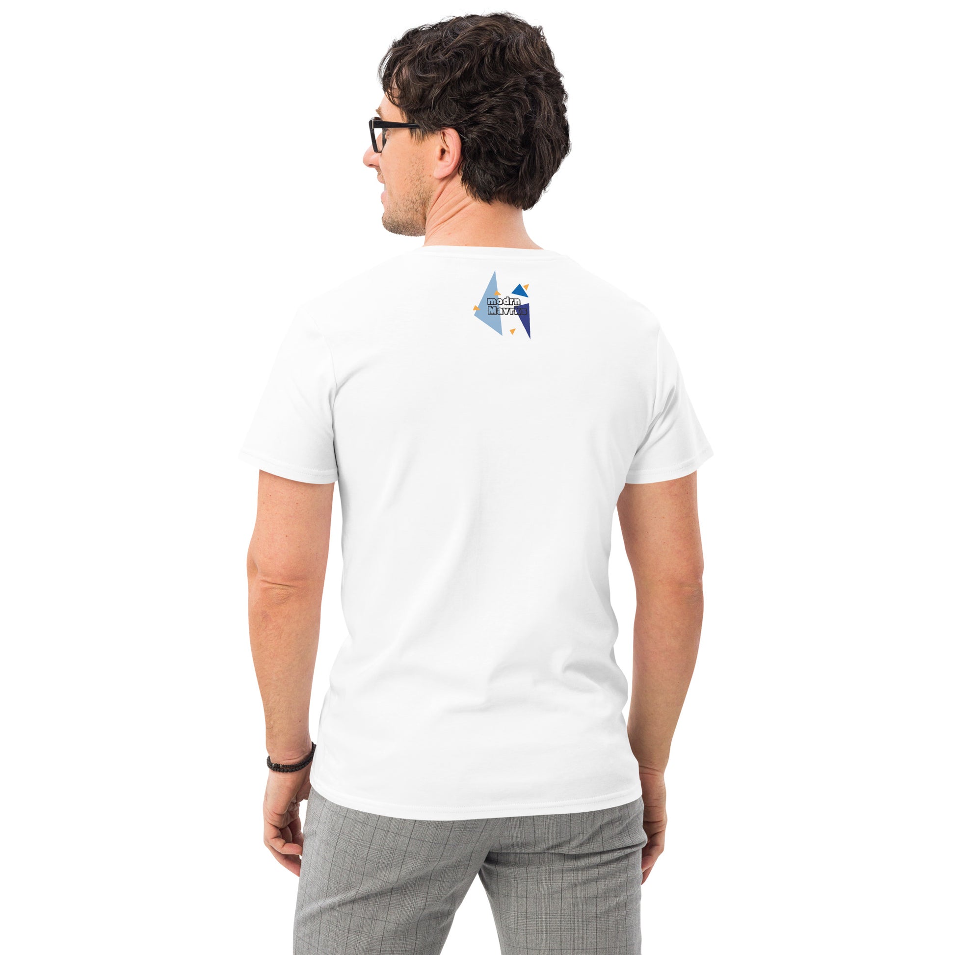 modrn Mavrks Try-Angles Men's premium cotton t-shirt image 6