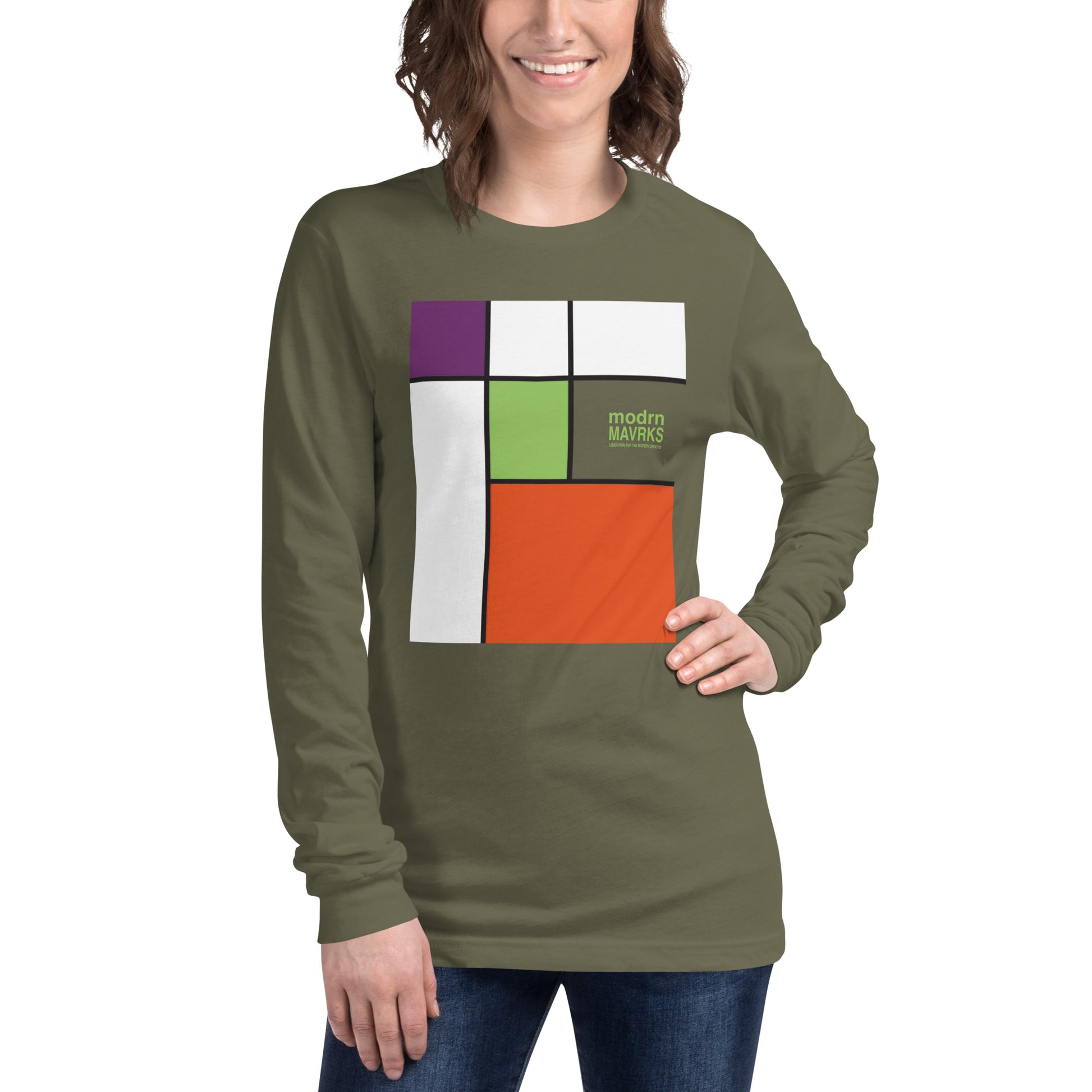 modrn Mavrks m-square'd Unisex Long Sleeve Tee image 16