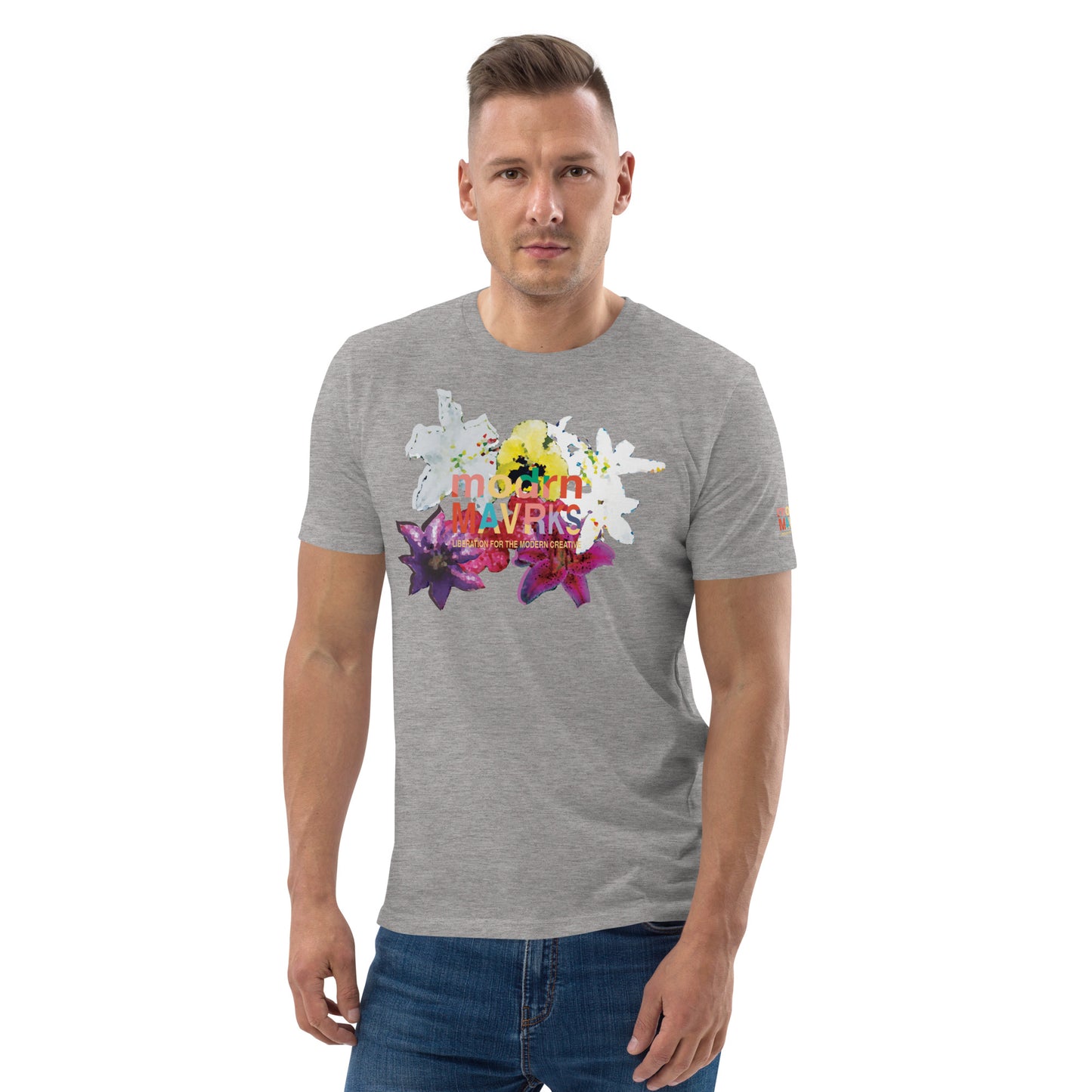 modrn Mavrks Spring Flowers Unisex organic cotton t-shirt image 45