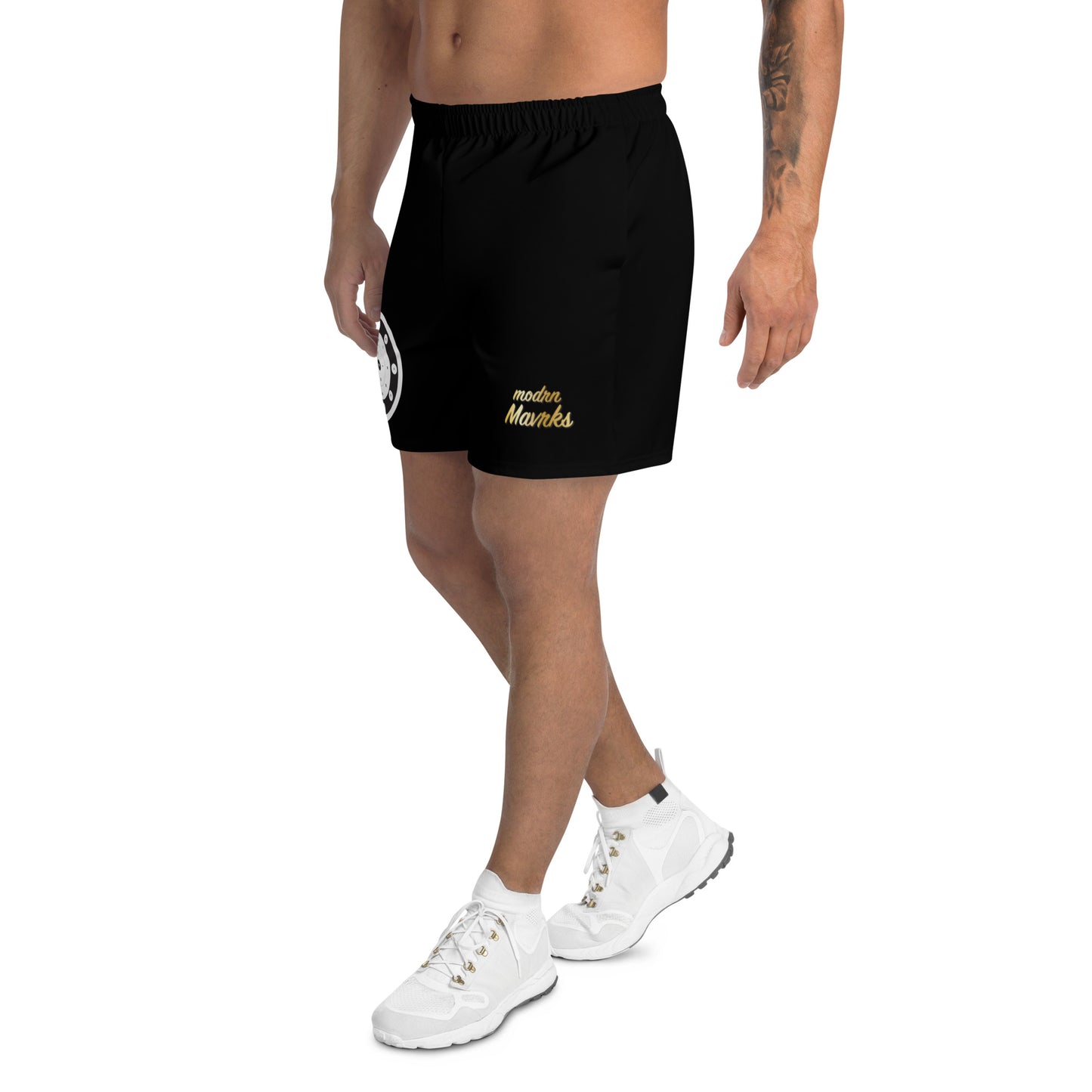 modrn Mavrks Self Defense Men's Recycled Athletic Shorts image 3