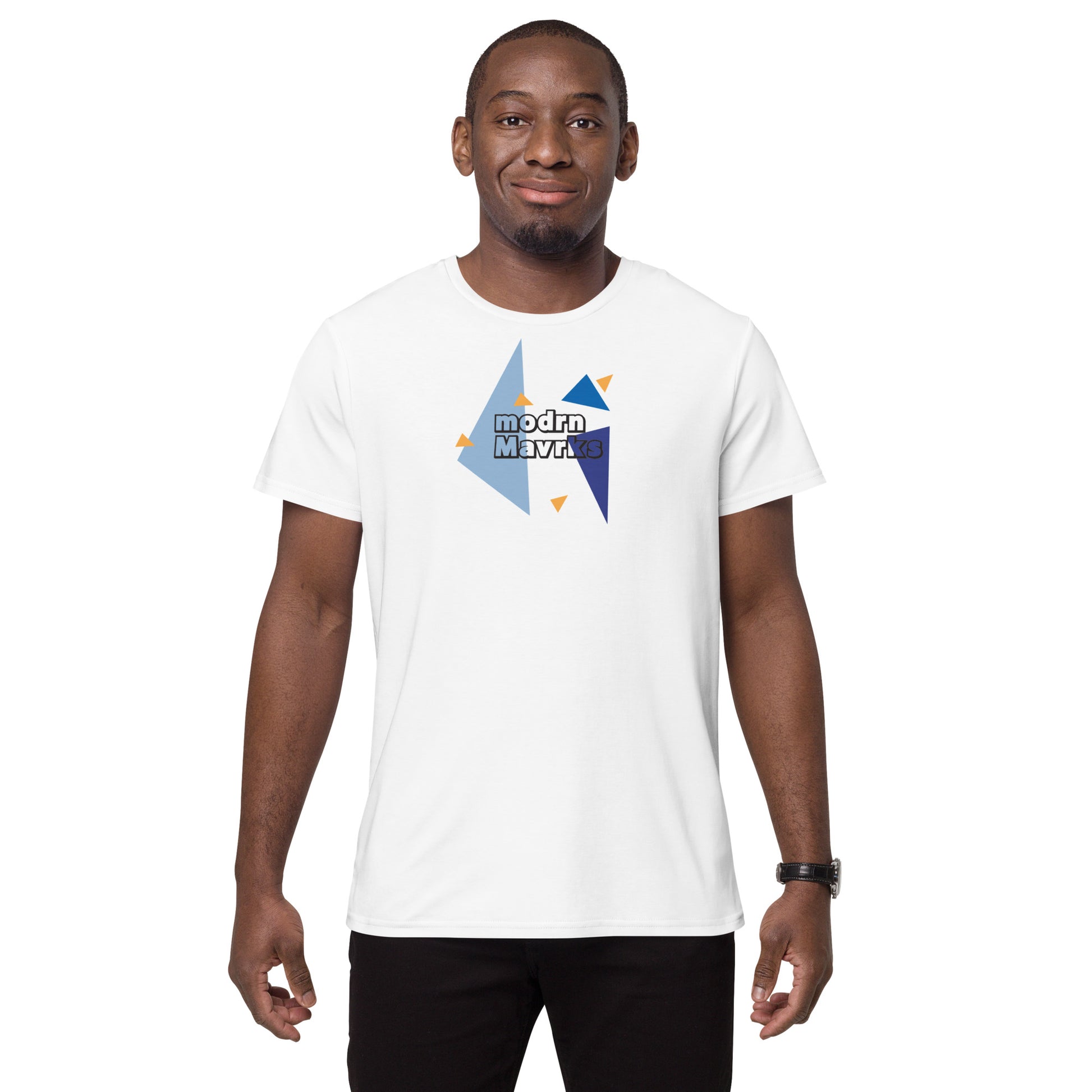 modrn Mavrks Try-Angles Men's premium cotton t-shirt image 5