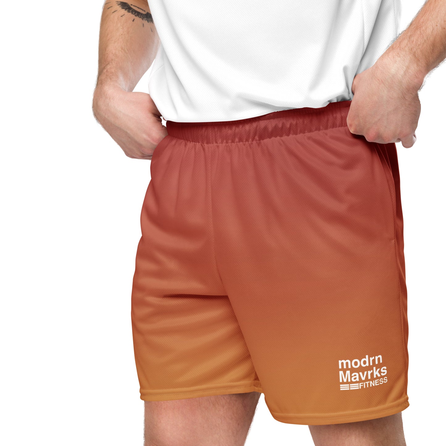 modrn Mavrks fade Unisex mesh shorts image 3