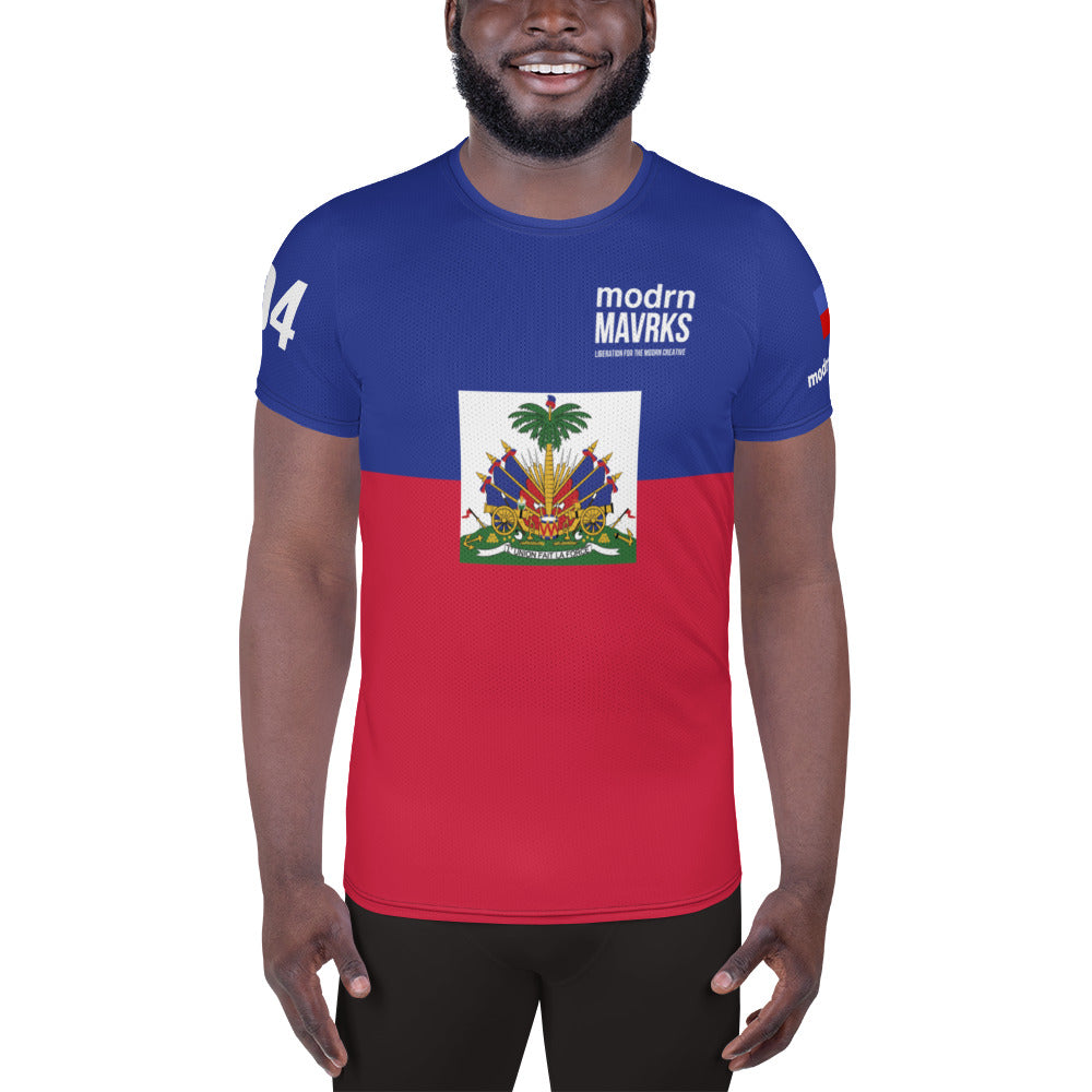 modrn Mavrks Flag Day Representer Athletic T-shirt image 0