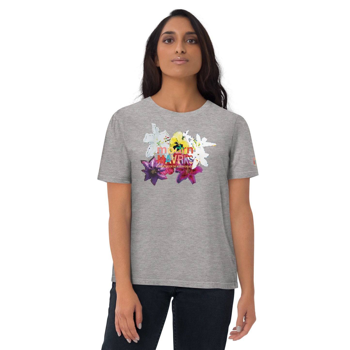 modrn Mavrks Spring Flowers Unisex organic cotton t-shirt image 41