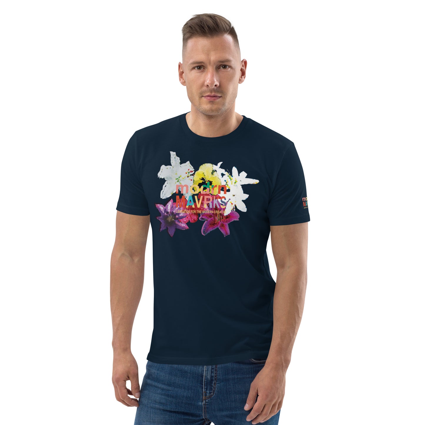 modrn Mavrks Spring Flowers Unisex organic cotton t-shirt image 23