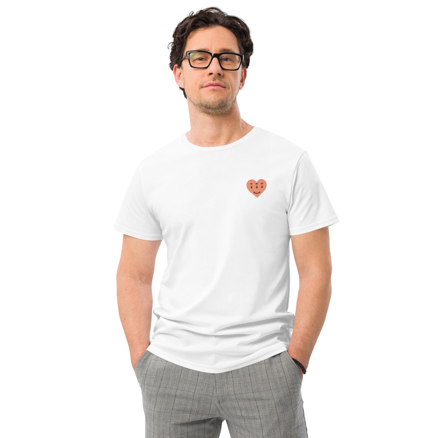 modrn Mavrks "untitled" hearts Men's premium cotton t-shirt image 5