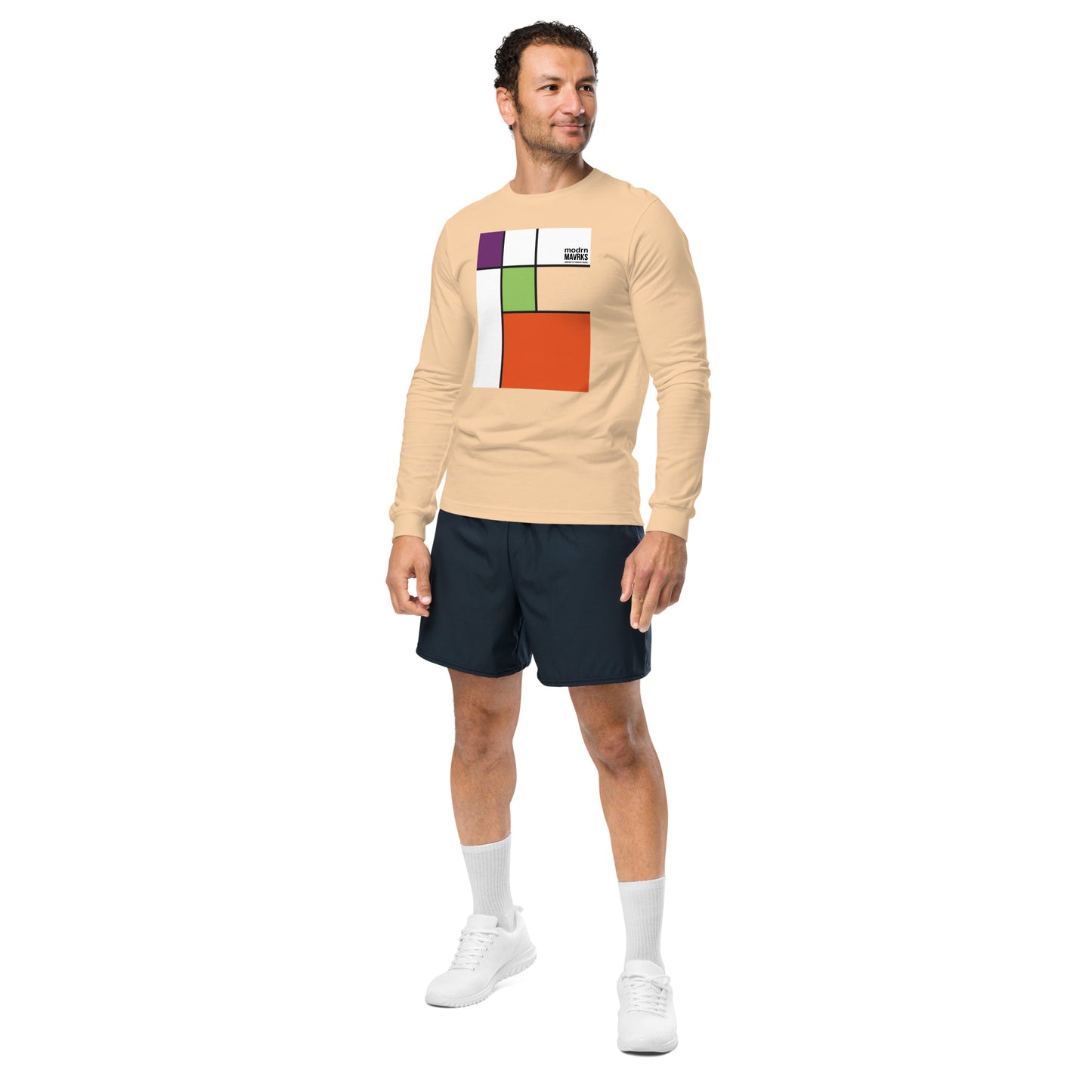 modrn Mavrks "squared"Unisex Long Sleeve Tee image 14