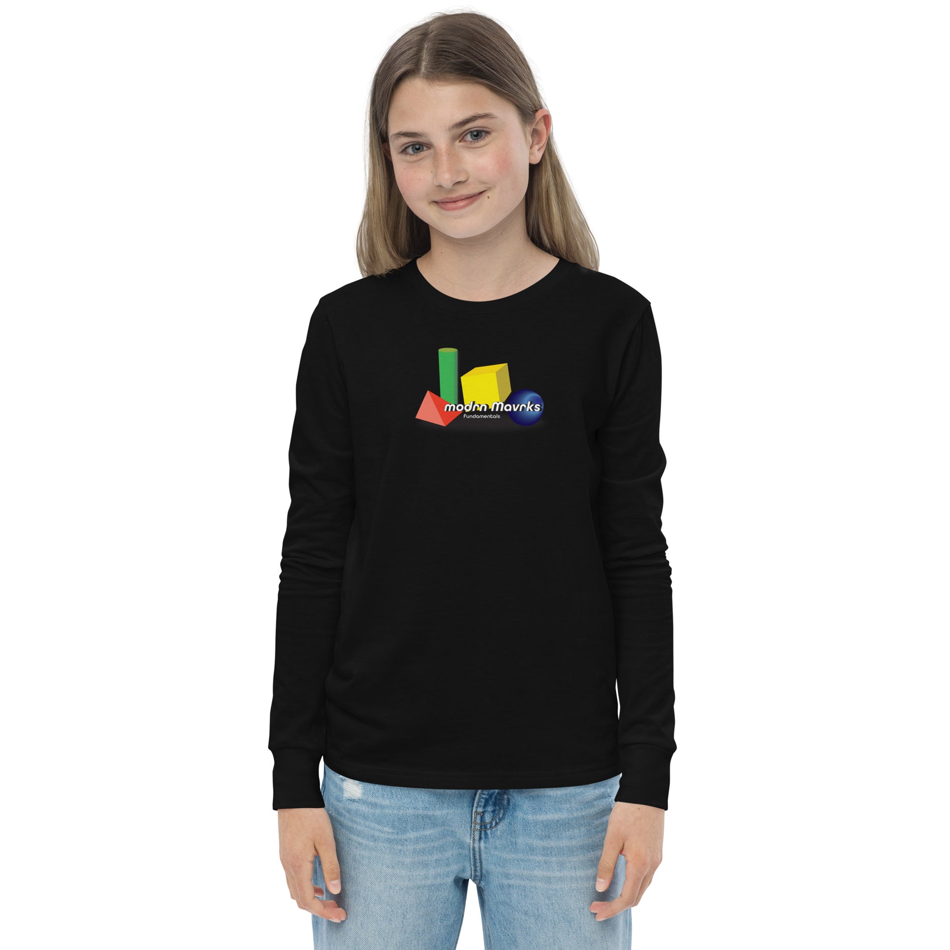 modrn Mavrks Youth FUNDAMENTALS long sleeve tee image 7
