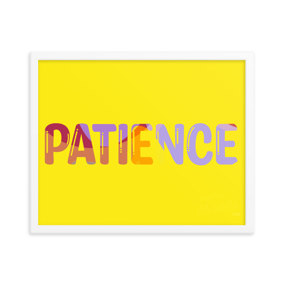 Patience print Framed photo paper poster image 9
