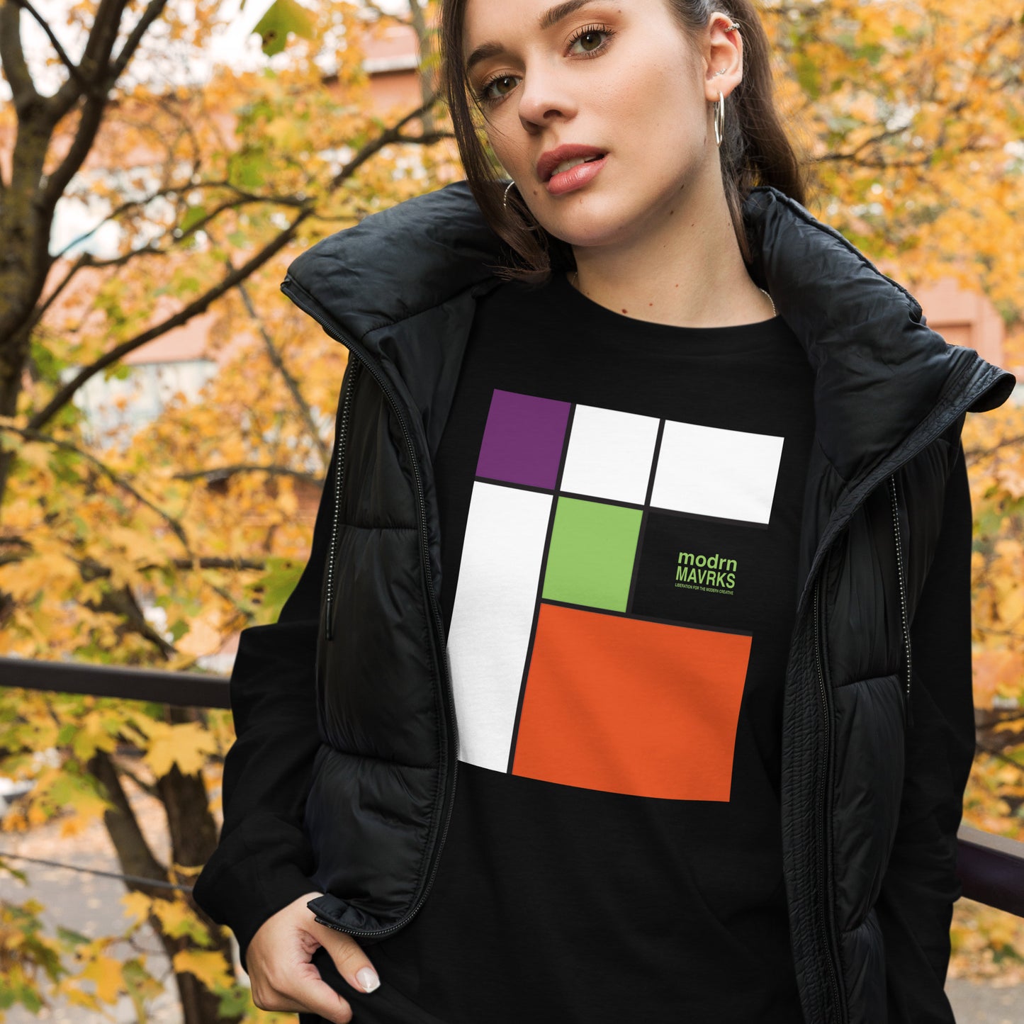 modrn Mavrks m-square'd Unisex Long Sleeve Tee image 3