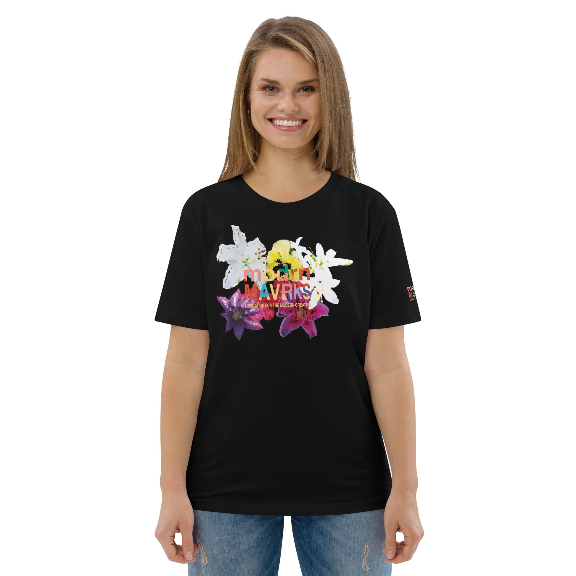 modrn Mavrks Spring Flowers Unisex organic cotton t-shirt image 8