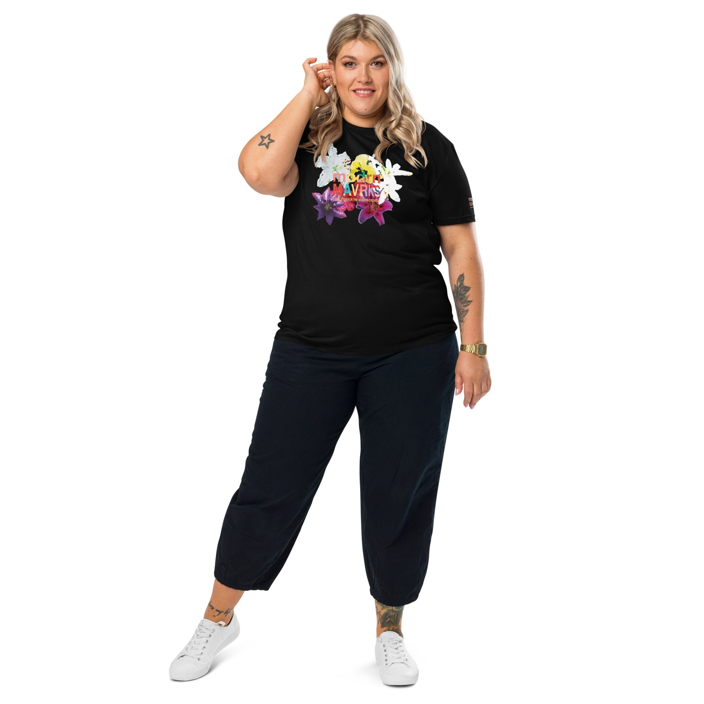 modrn Mavrks Spring Flowers Unisex organic cotton t-shirt image 5