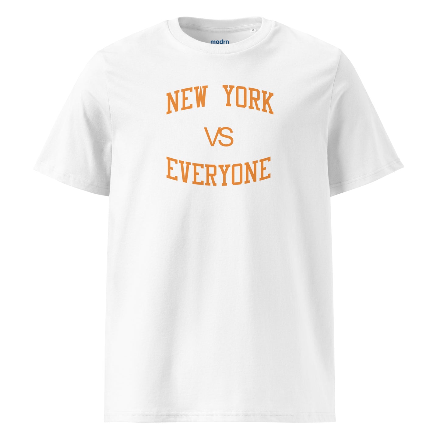 modrn Mavrks NEW YORK VS EVERYONE Unisex organic cotton t-shirt image 3