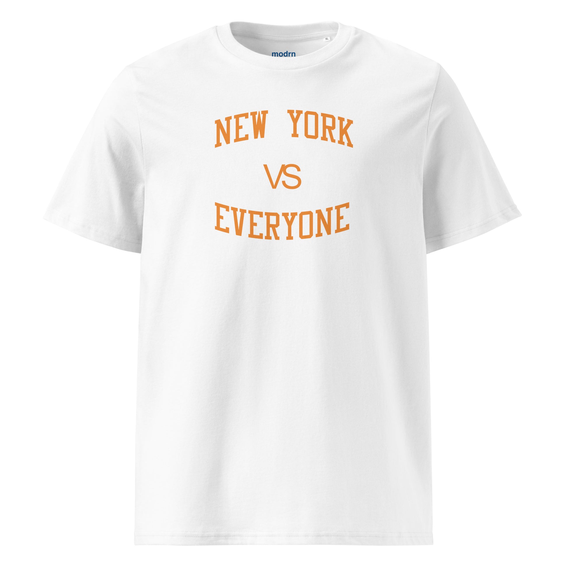 modrn Mavrks NEW YORK VS EVERYONE Unisex organic cotton t-shirt image 3