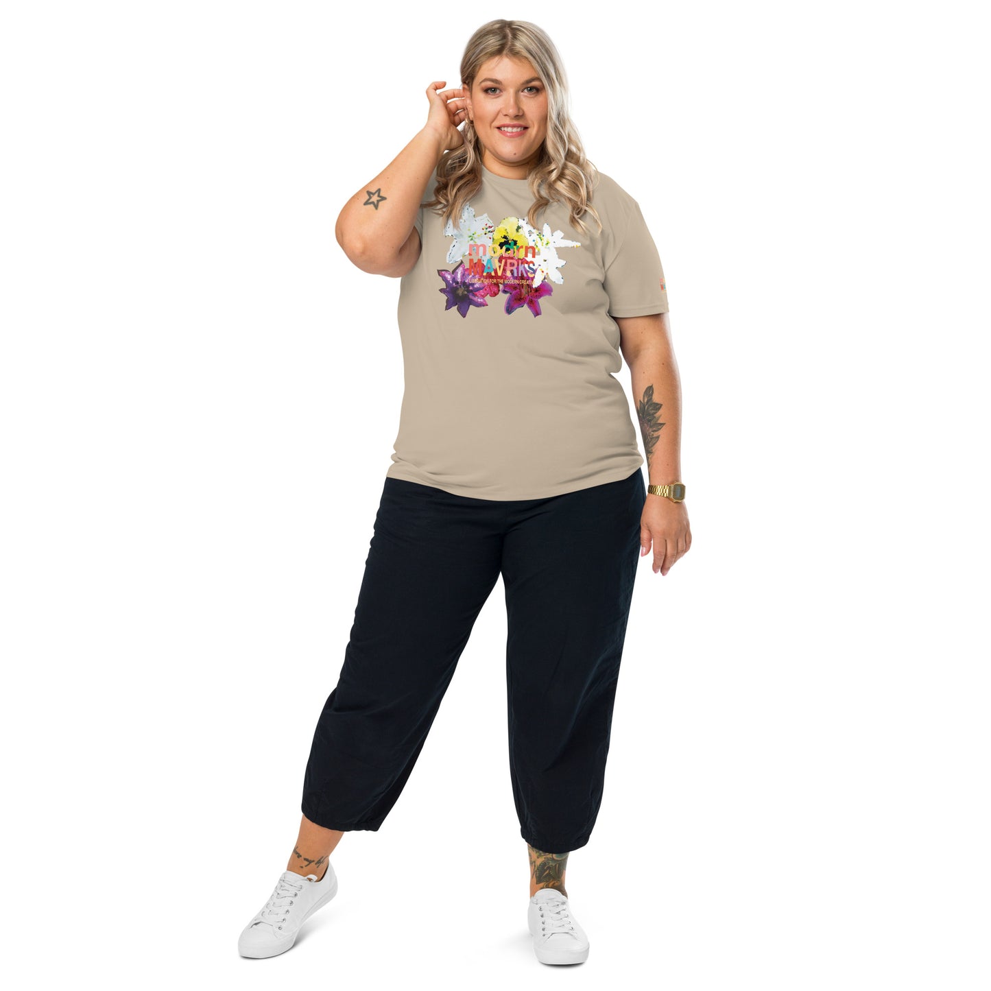 modrn Mavrks Spring Flowers Unisex organic cotton t-shirt image 30