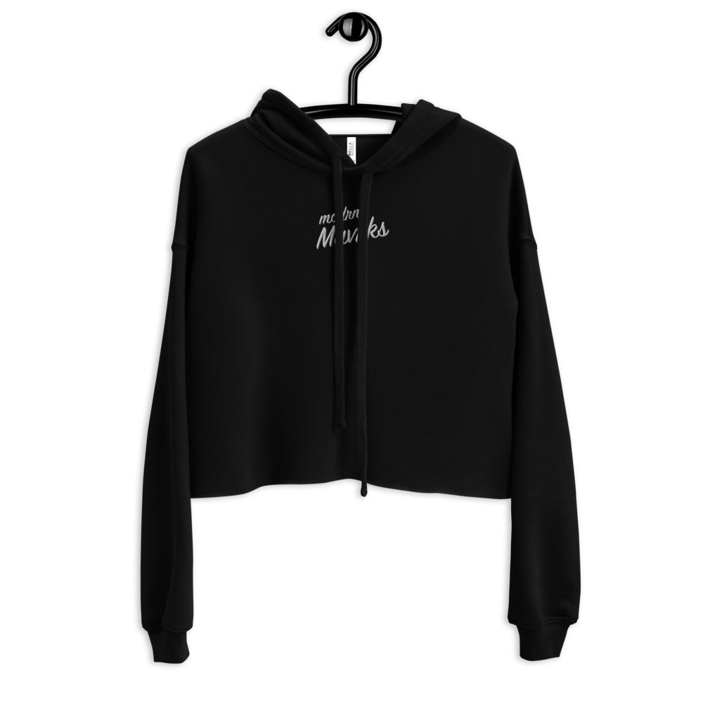 modrn Mavrks Classic Pop Sig embroidered Crop Hoodie image 4