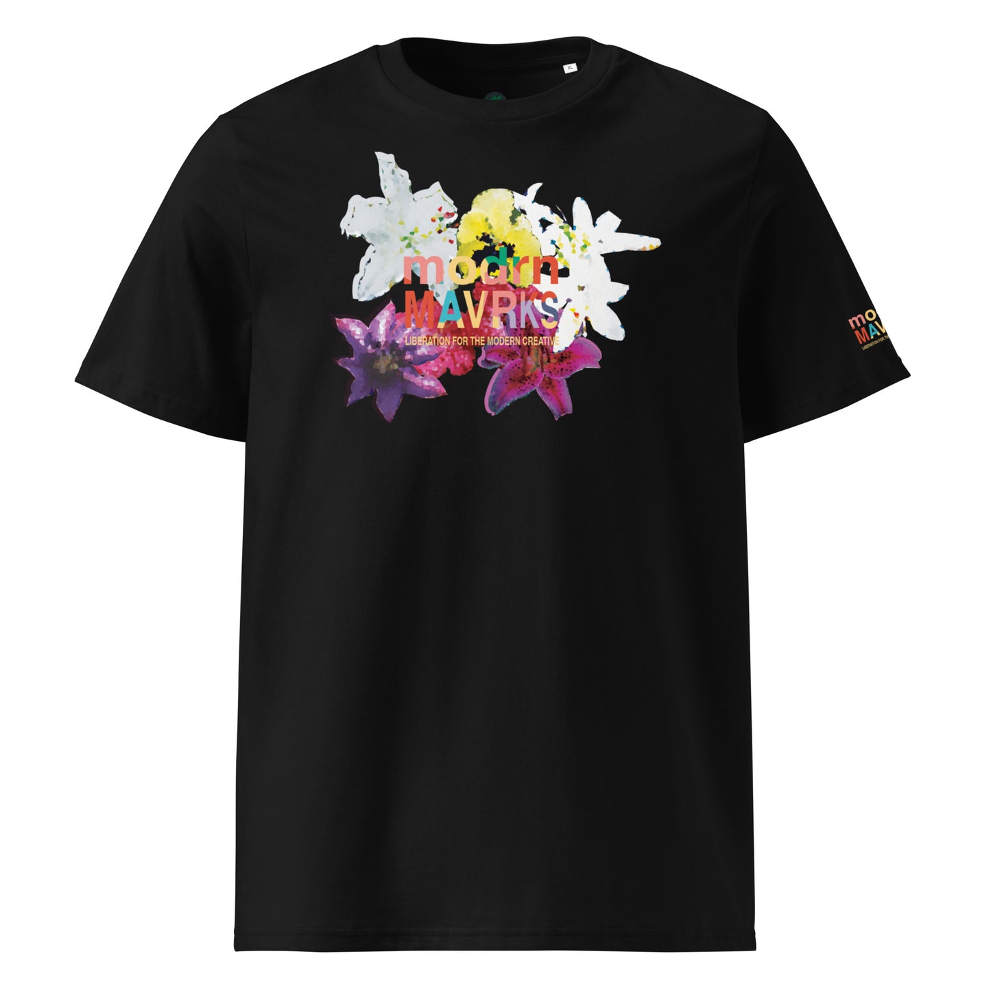 modrn Mavrks Spring Flowers Unisex organic cotton t-shirt image 1