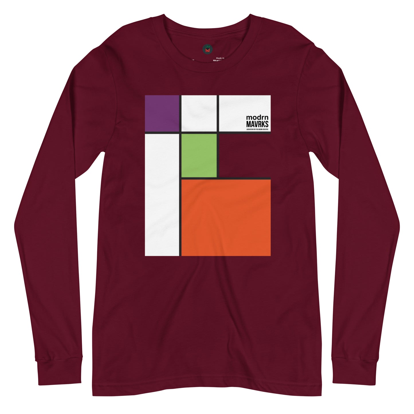 modrn Mavrks "squared"Unisex Long Sleeve Tee image 13