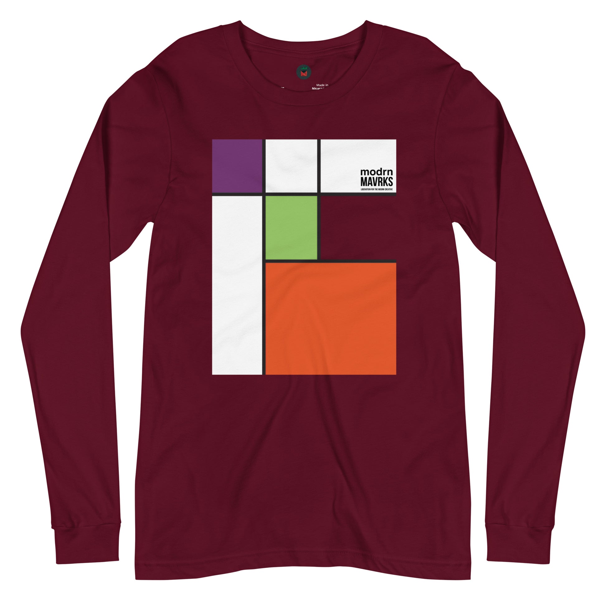modrn Mavrks "squared"Unisex Long Sleeve Tee image 13