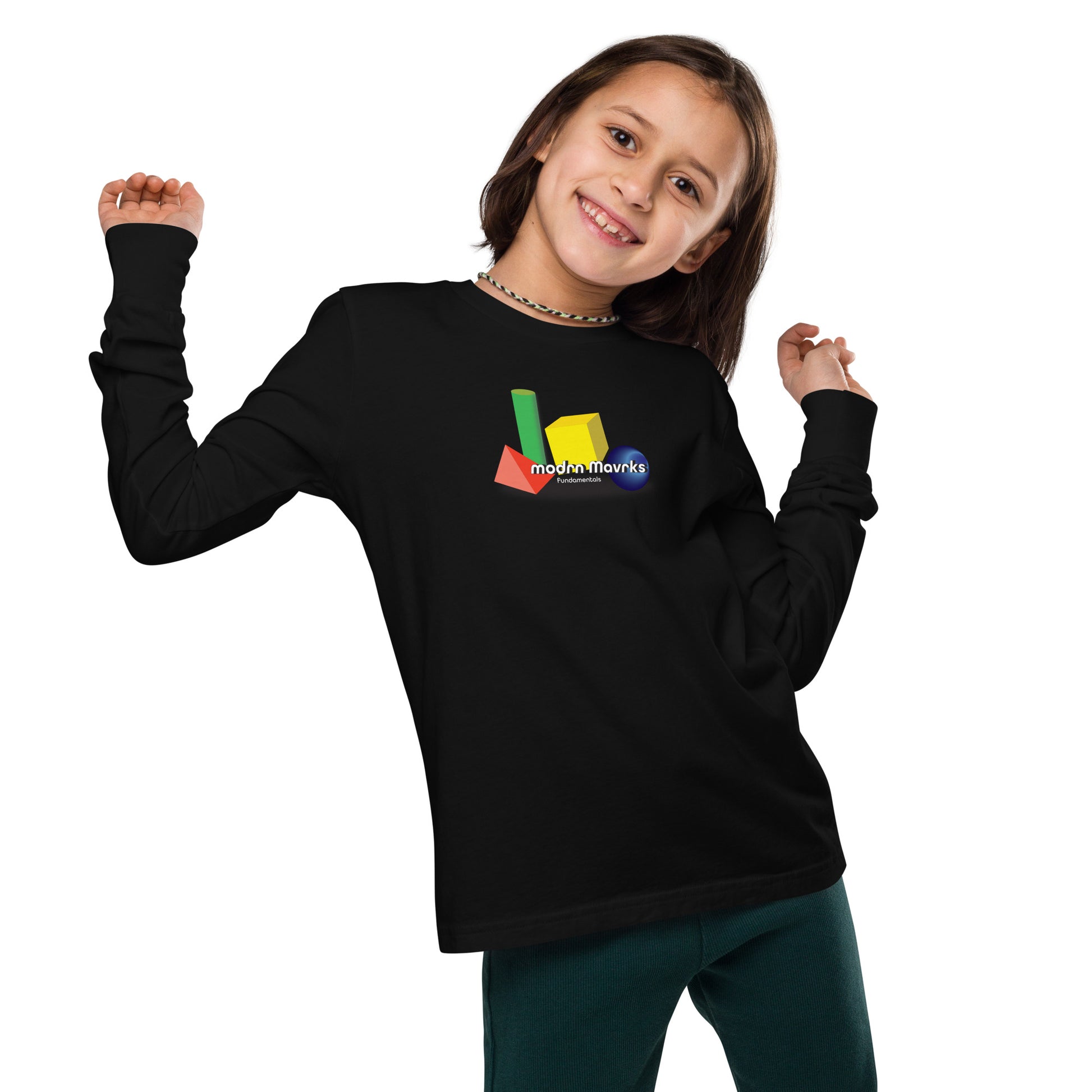 modrn Mavrks Youth FUNDAMENTALS long sleeve tee image 2