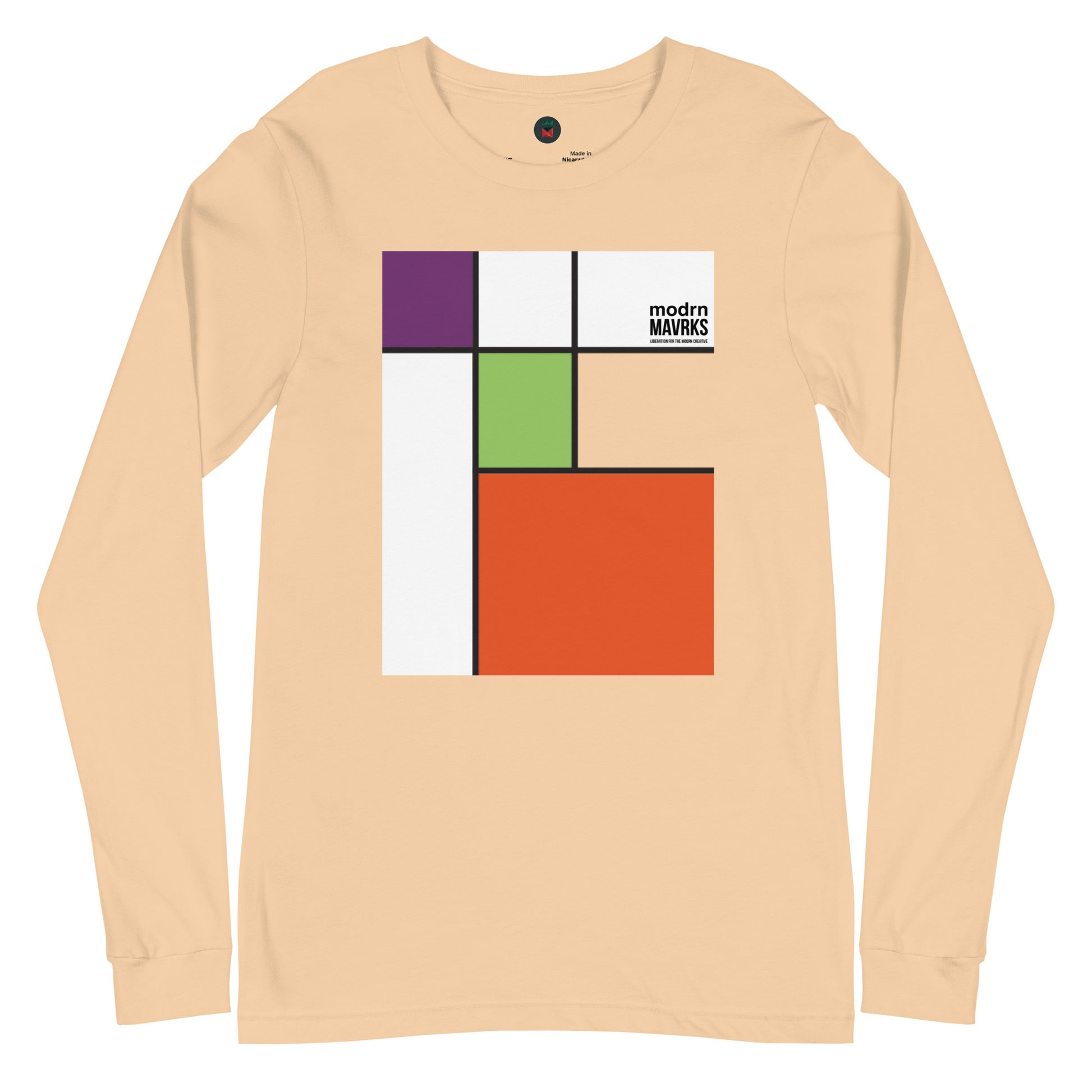 modrn Mavrks "squared"Unisex Long Sleeve Tee image 42