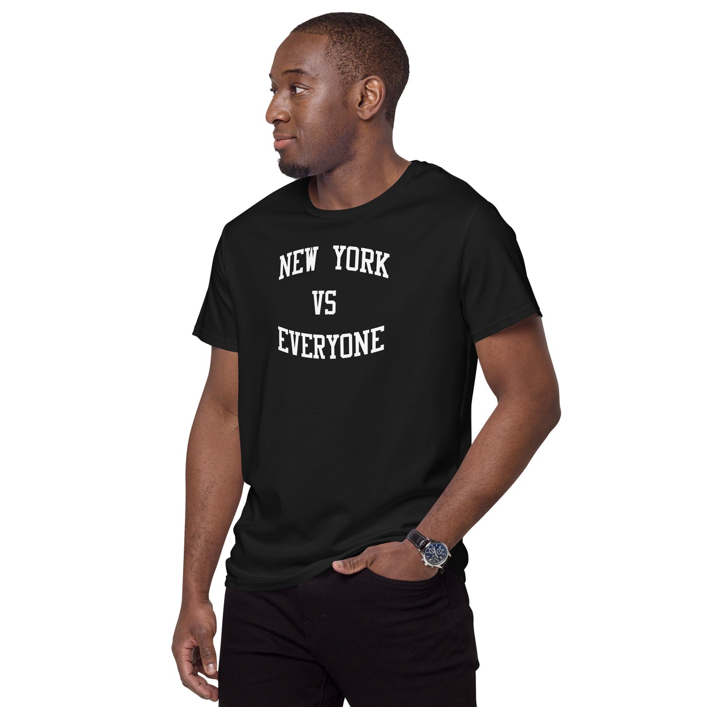 Modrn Mavrks NEW YORK VS EVERYONE Men's premium cotton t-shirt image 2