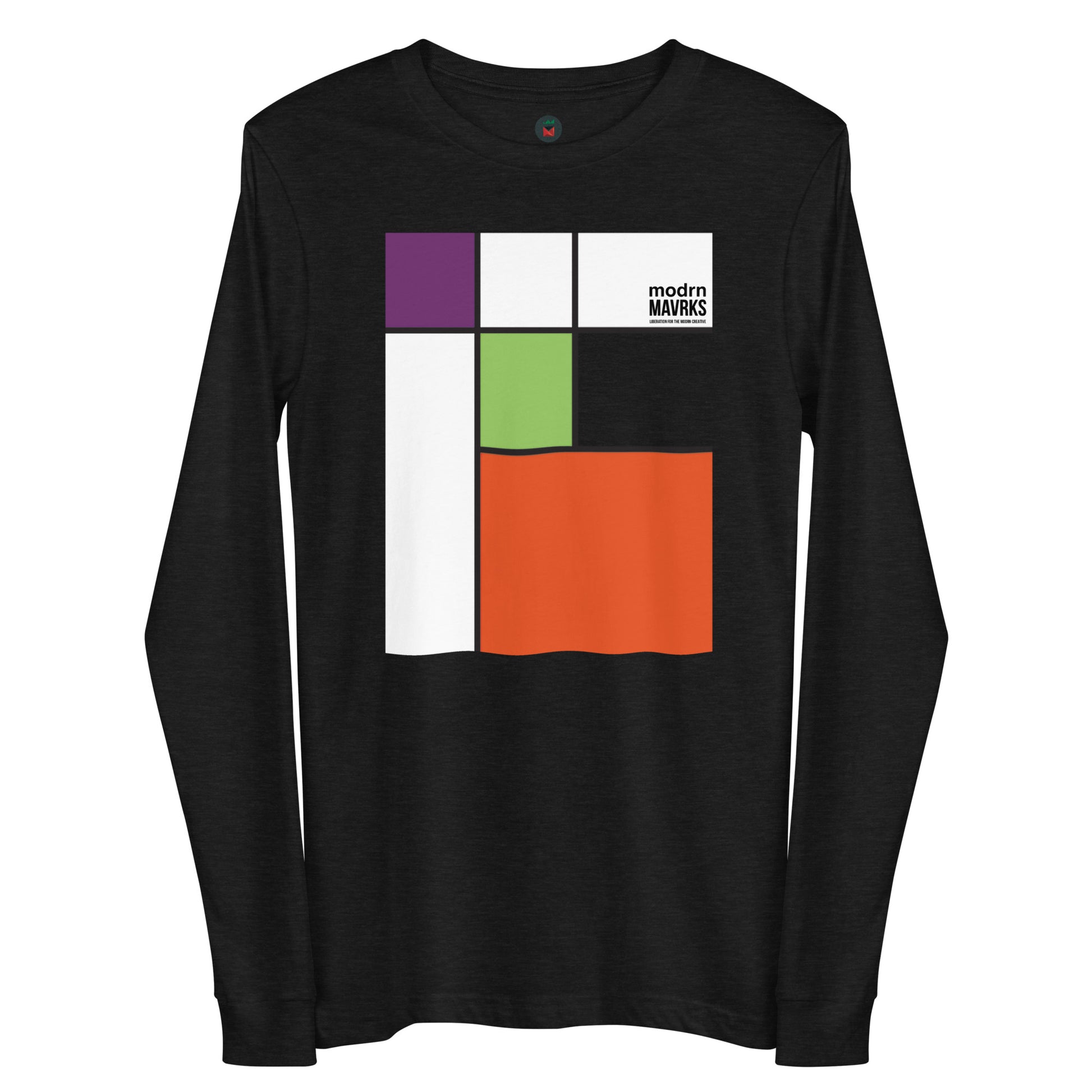 modrn Mavrks "squared"Unisex Long Sleeve Tee image 4