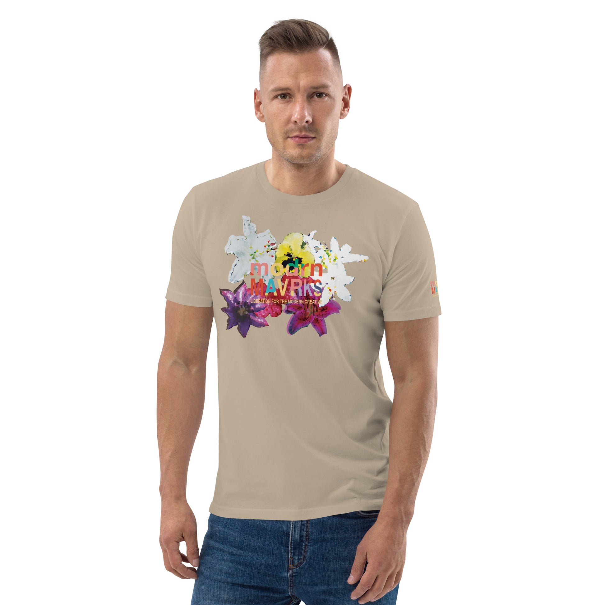 modrn Mavrks Spring Flowers Unisex organic cotton t-shirt image 35