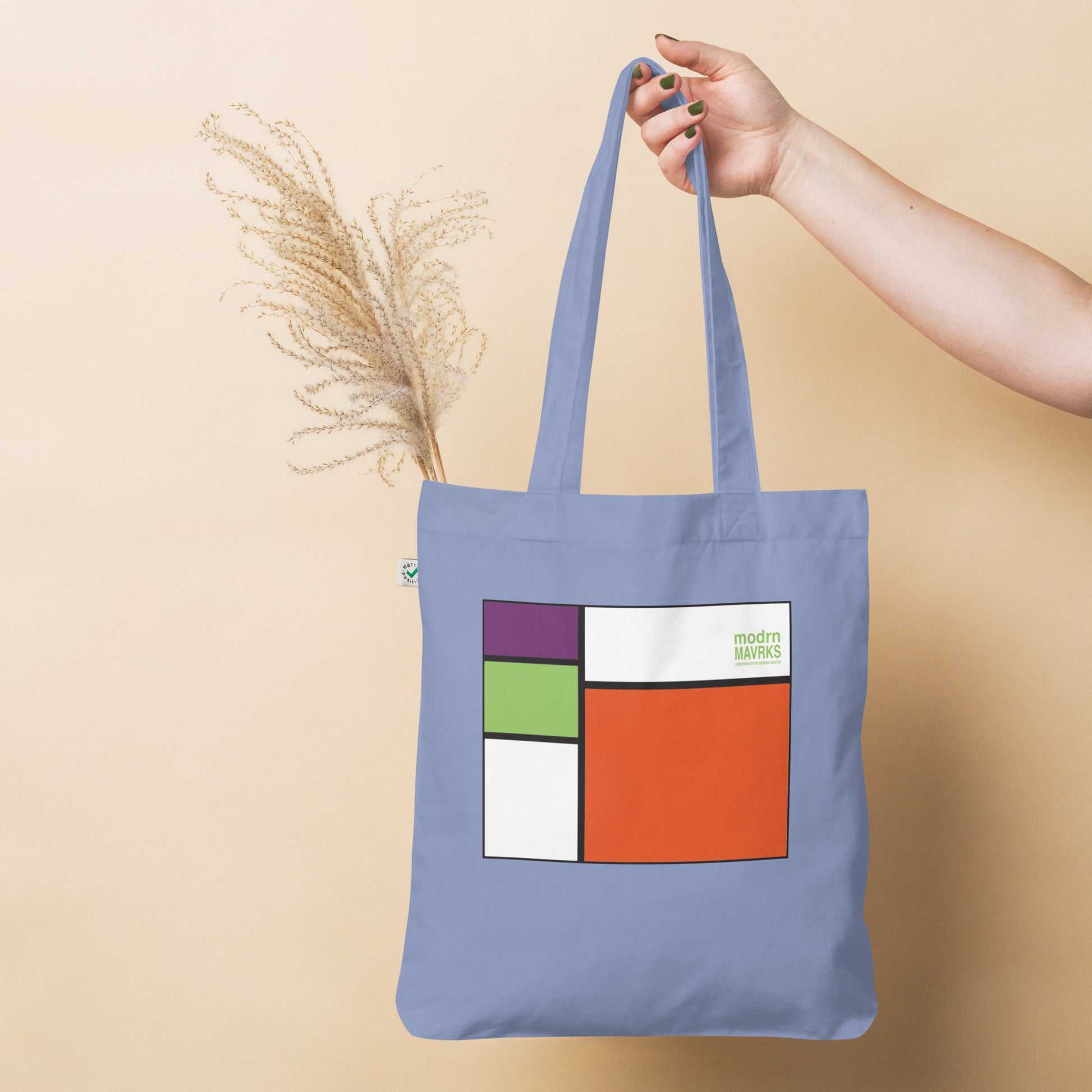 modrn Mavrks "square'd" Organic fashion tote bag image 12